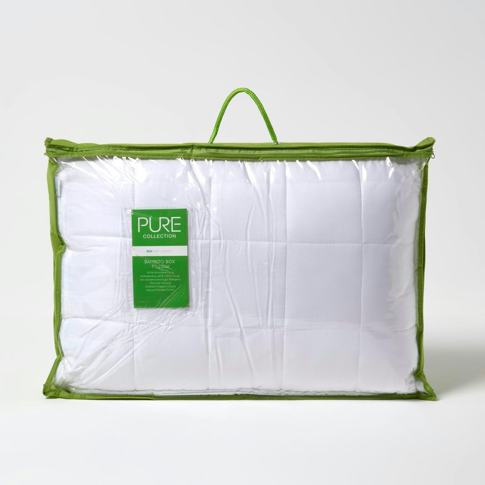 Homescapes Luxury Organic Bamboo Pillow For Side Sleepers