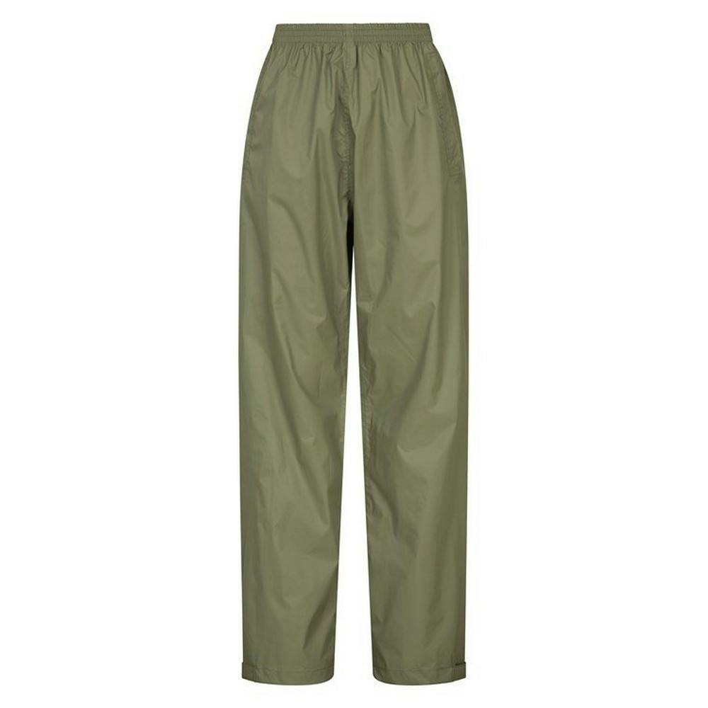 Mountain Warehouse Women's / Pakka Waterproof Over Trousers - Khaki - 4 Uk R - Khaki - 100% Polyamide
