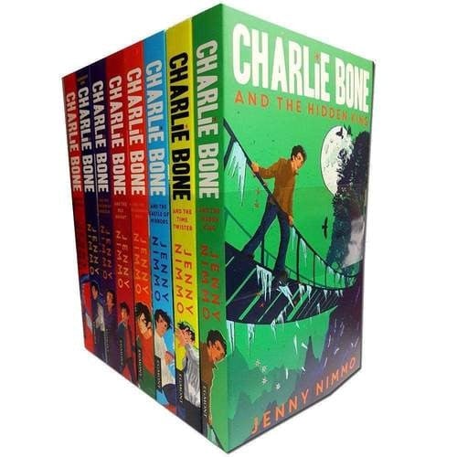 Dean Books Blue Charlie Bone 8 Books Set By Jenny Nimmo The Time Twister ,The Boa & More