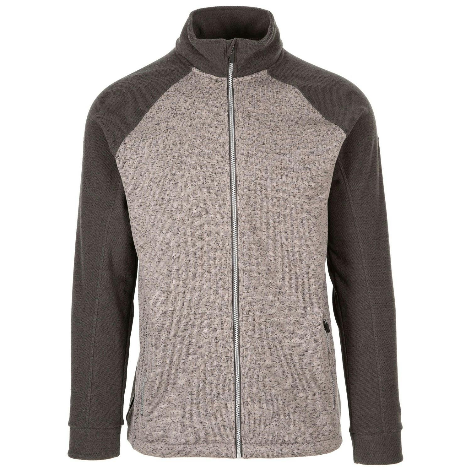Trespass Men's Grey Sonstown Fleece Jacket - Marl - L - Marl - 100% Polyester