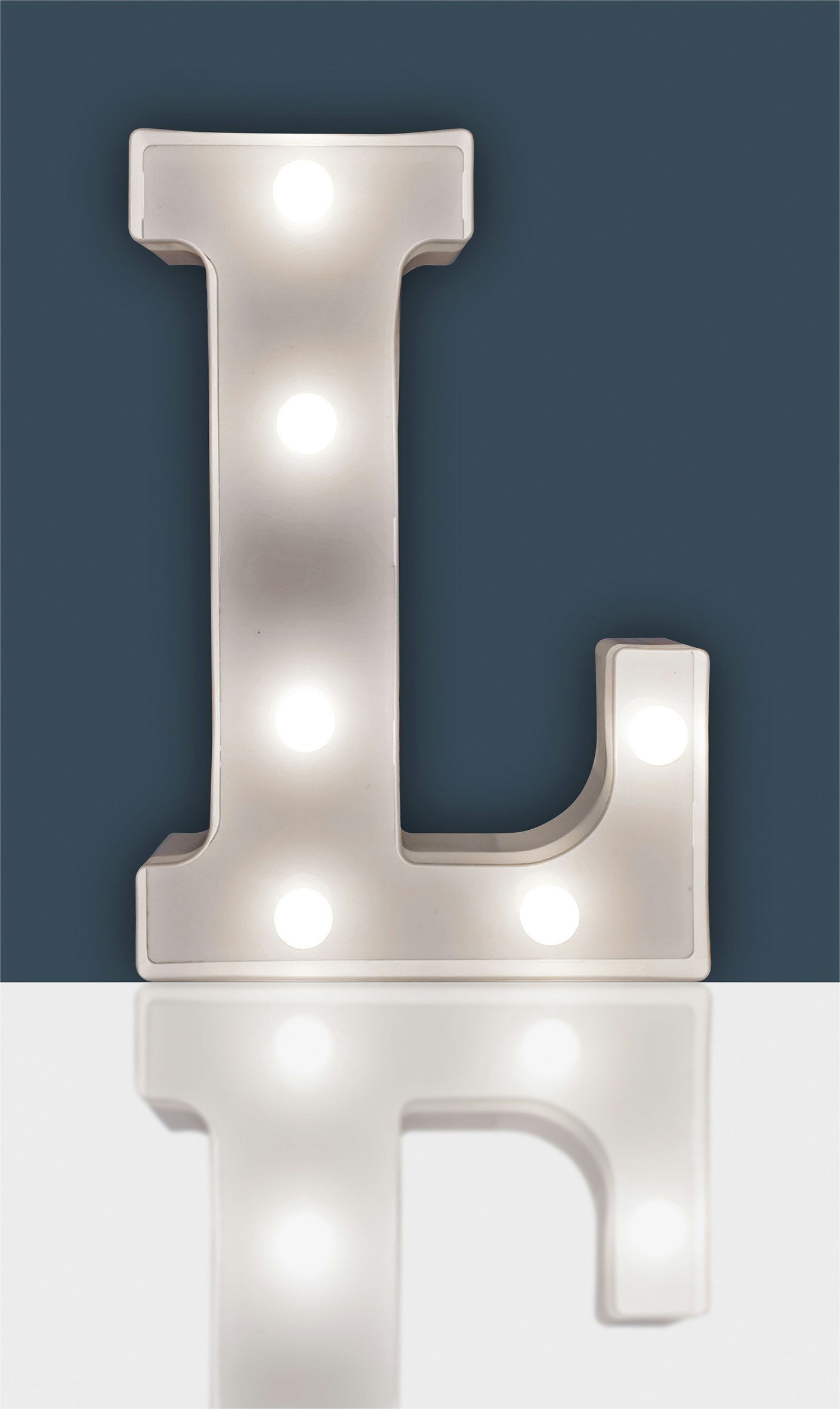St Helens Light Battery Operated 3D Led Letter L