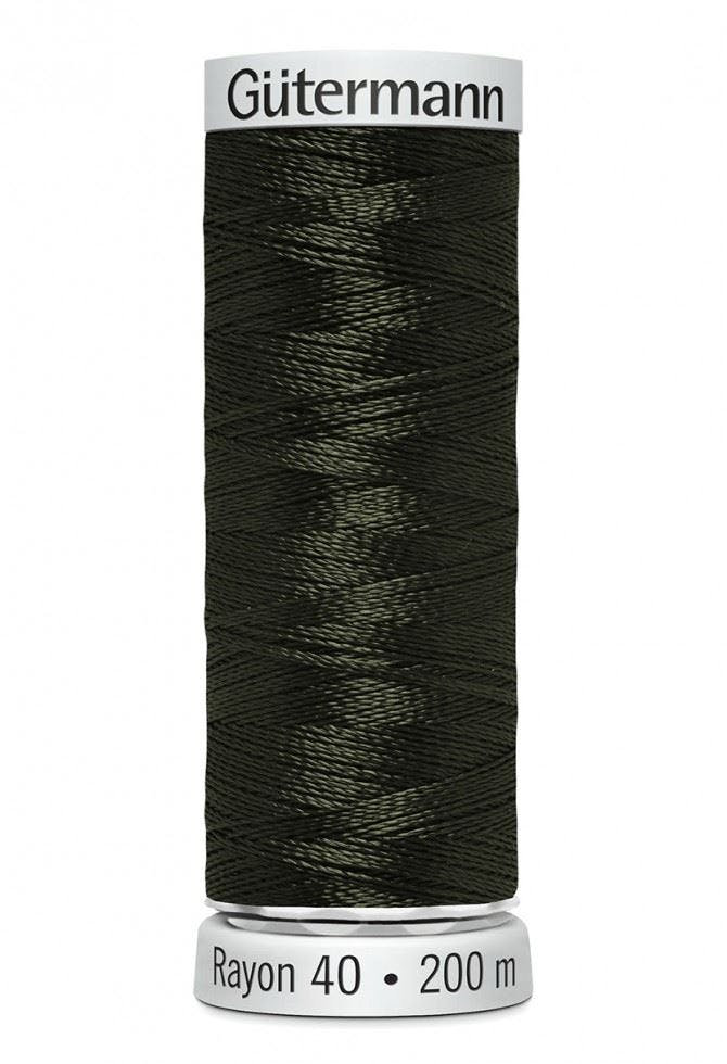 Gutermann No 40 Sulky Rayon Embroidery Thread 200M Rayon Thread Suitable For Embroidery - 1272 - 200 Metres