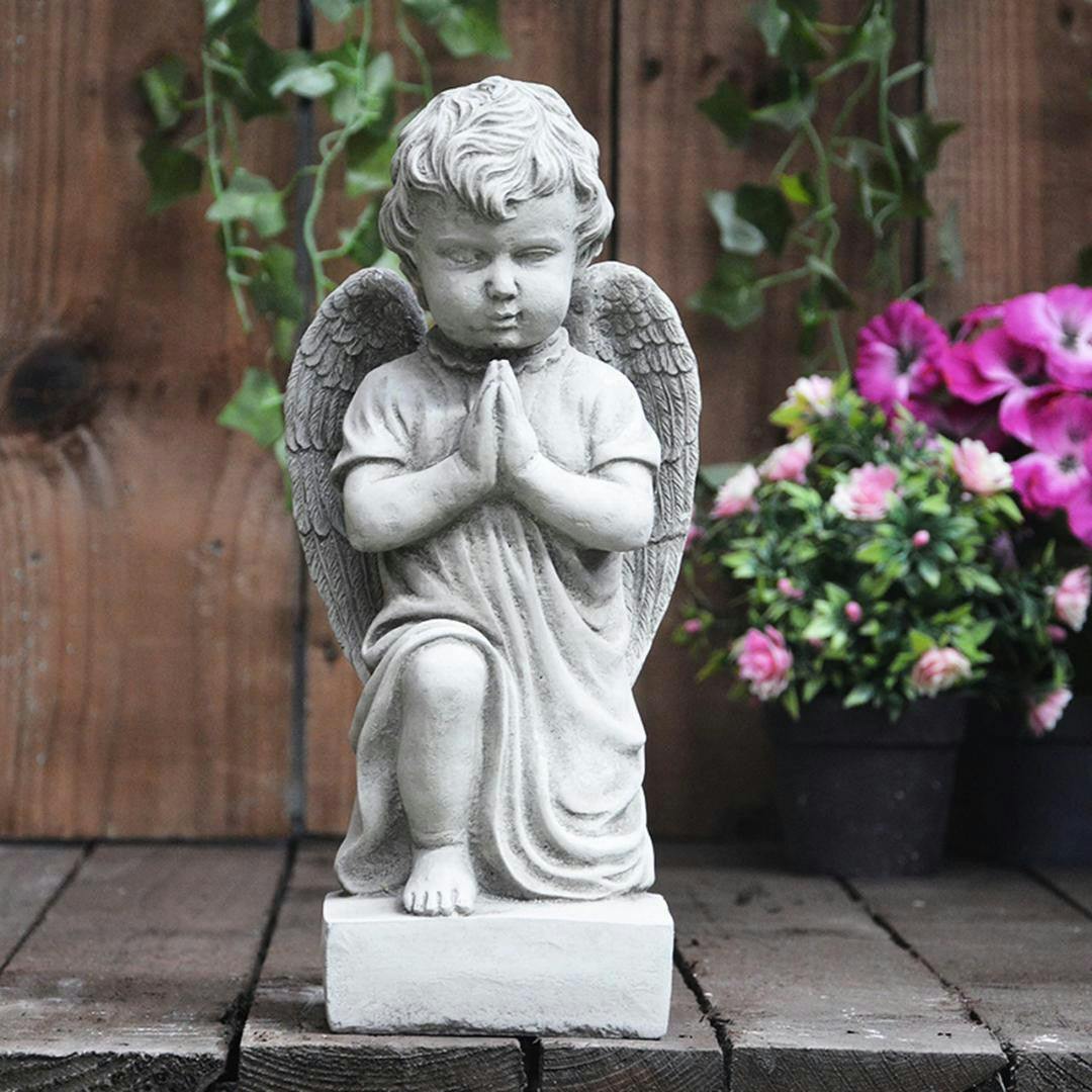 Osn Boys Small Praying Kneeling Cherub Memorial Ornament