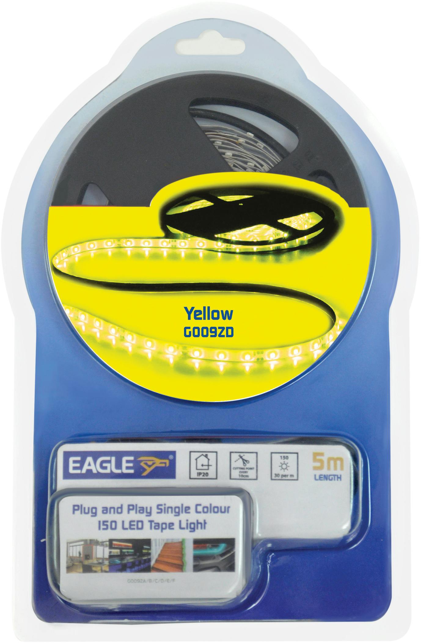 Eagle Light/Yellow Tape Kit 12V 5M