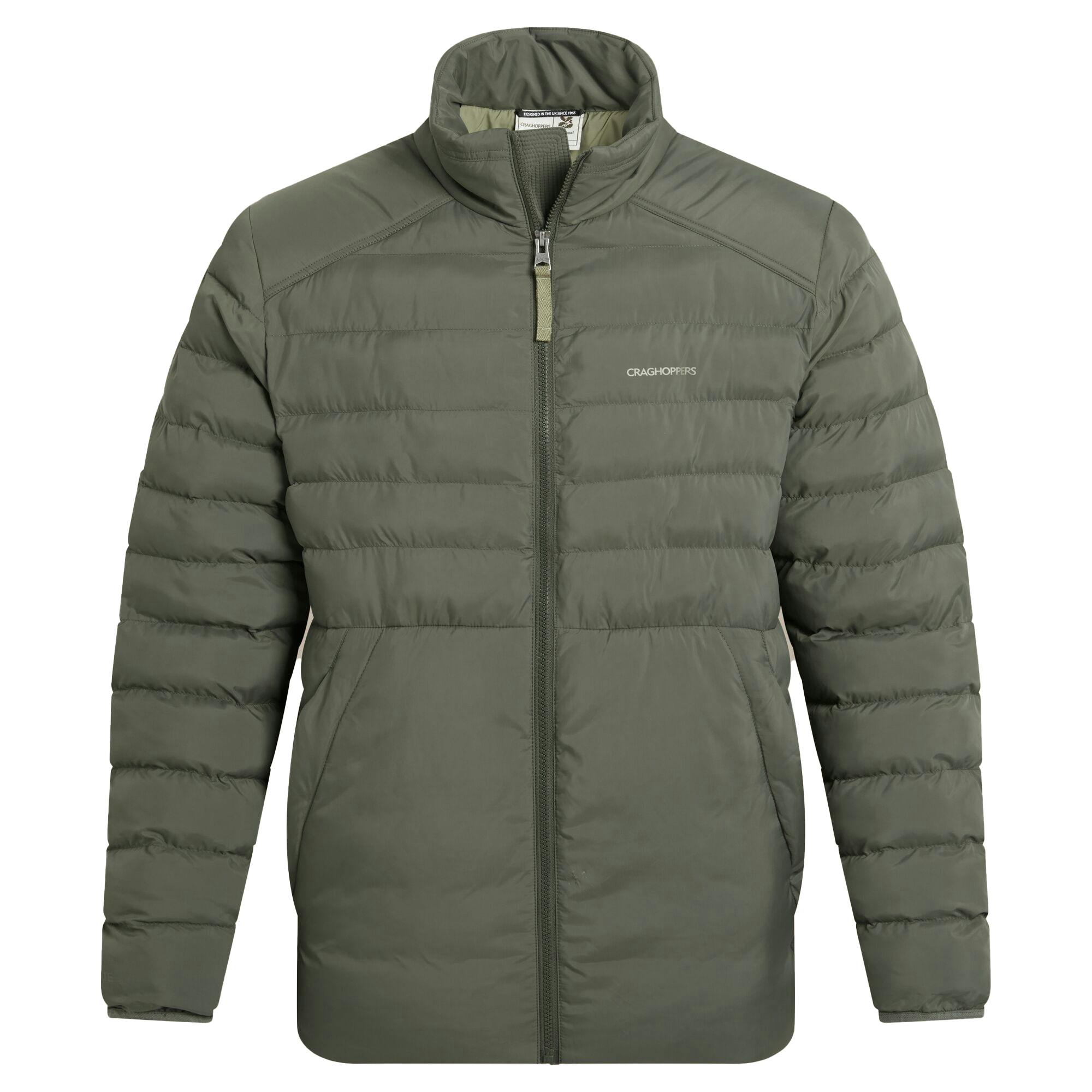 Craghoppers Men's Dark National Trust Dalesway Padded Jacket - Sage - Xl - Sage - 100% Recycled Polyester