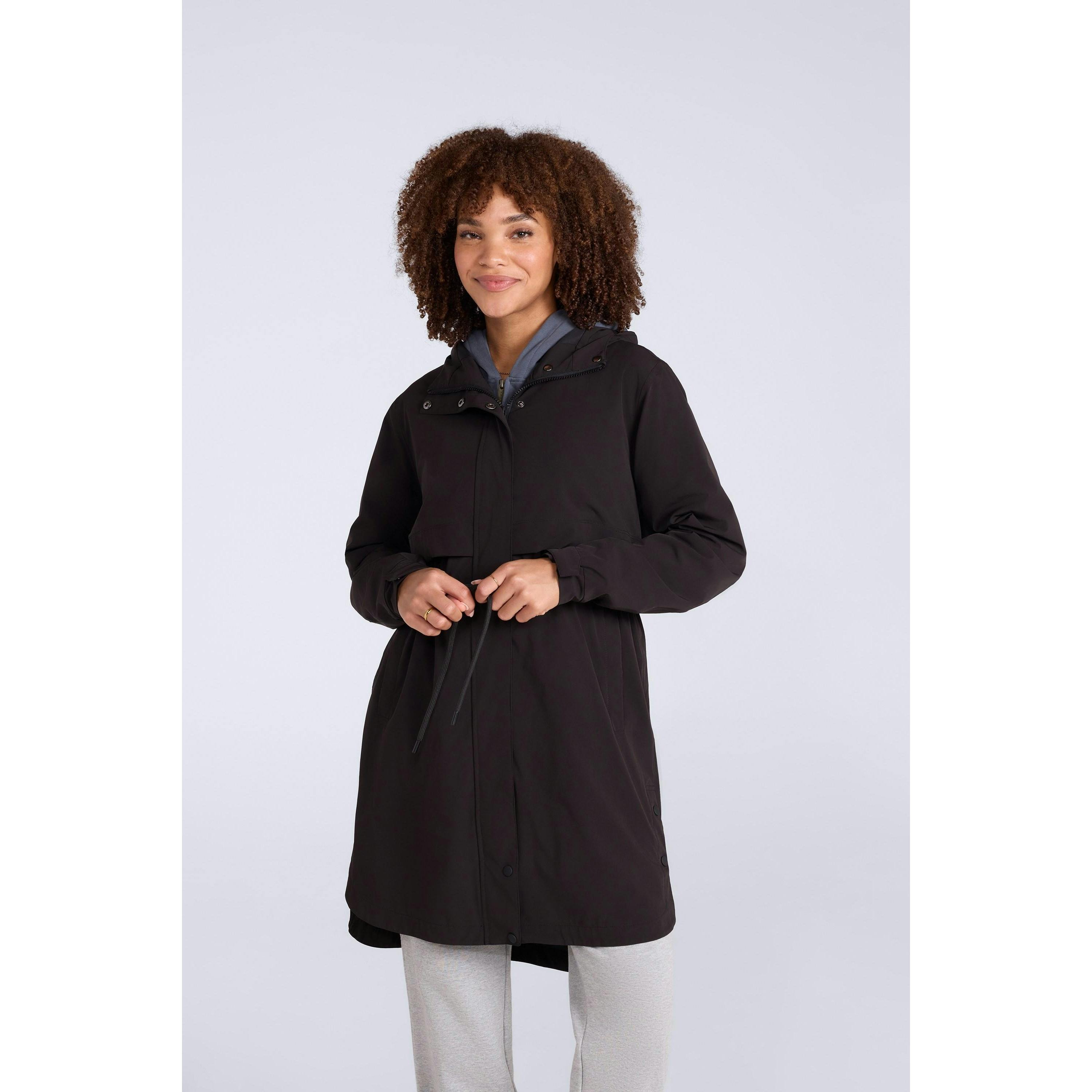 Animal Women's Black Eden Jacket - 6 Uk - 89% Polyamide/11% Elastane