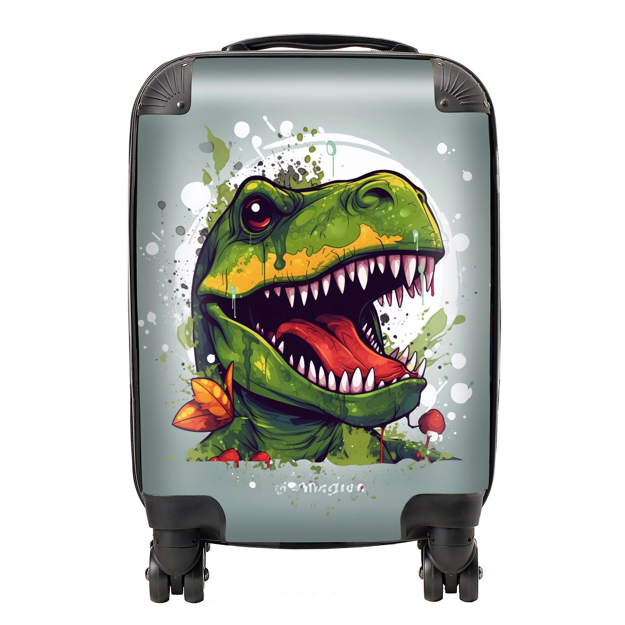 Warren Reed Laughing T-Rex Suitcase - Mini Cabin