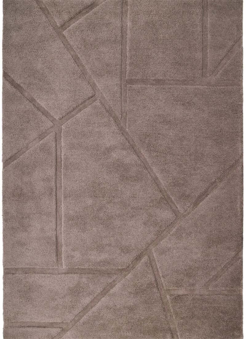 The Rugs Brown Scandinavian Deep Pile Rug – - 160X230 Cm