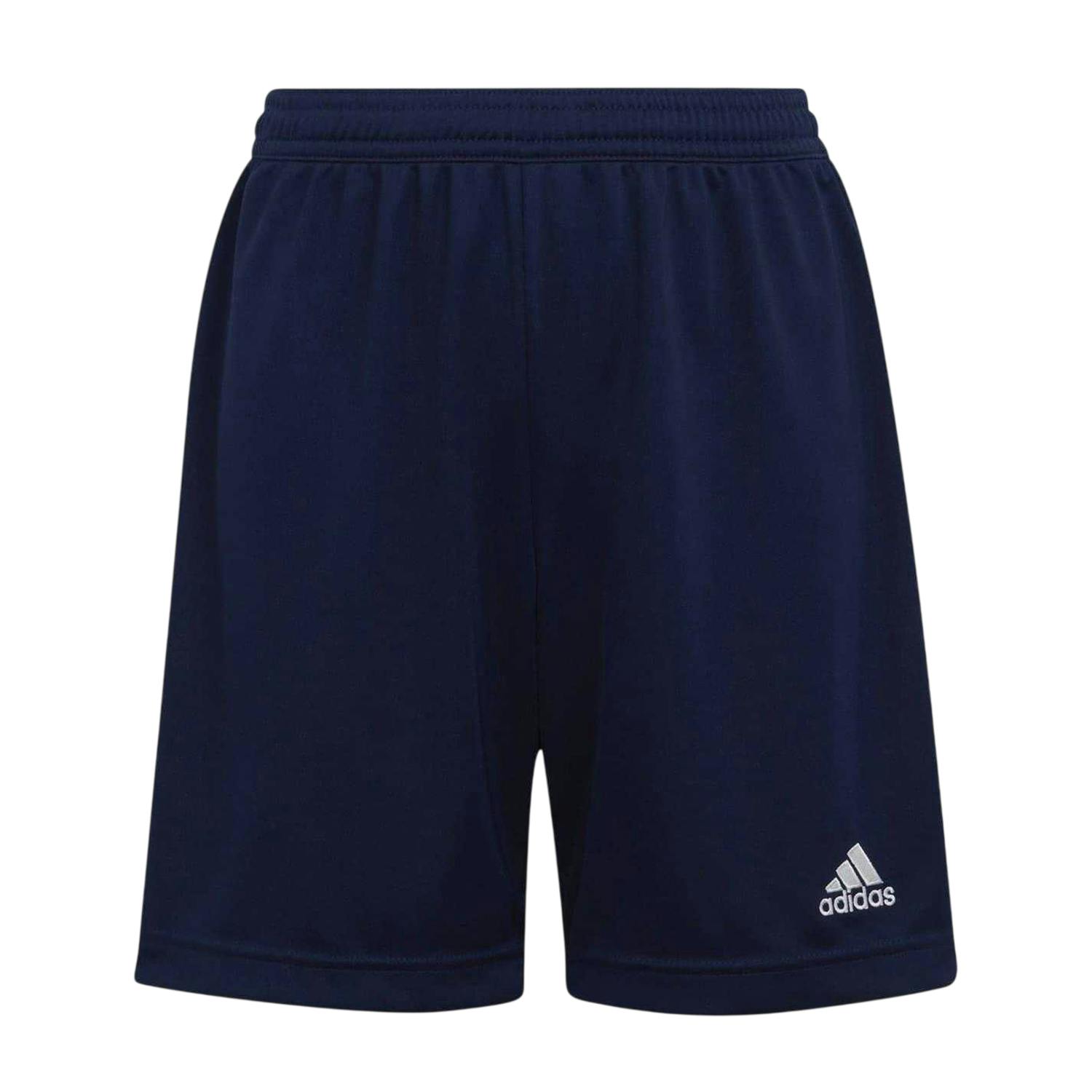 Adidas Kids Entrada 22 Shorts - Navy - 11-12 Years - Navy - 100% Polyester