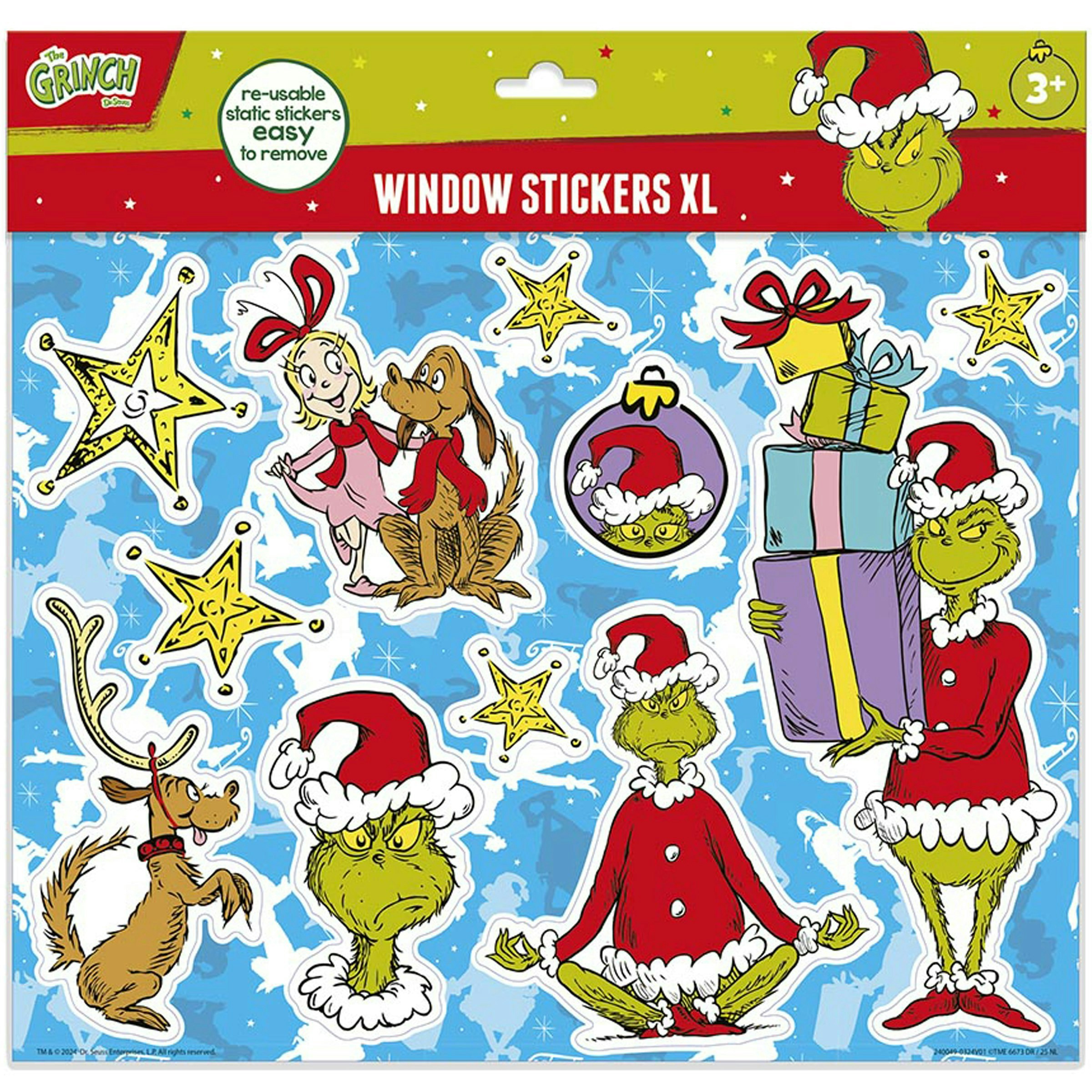 Totum The Grinch Window Stickers