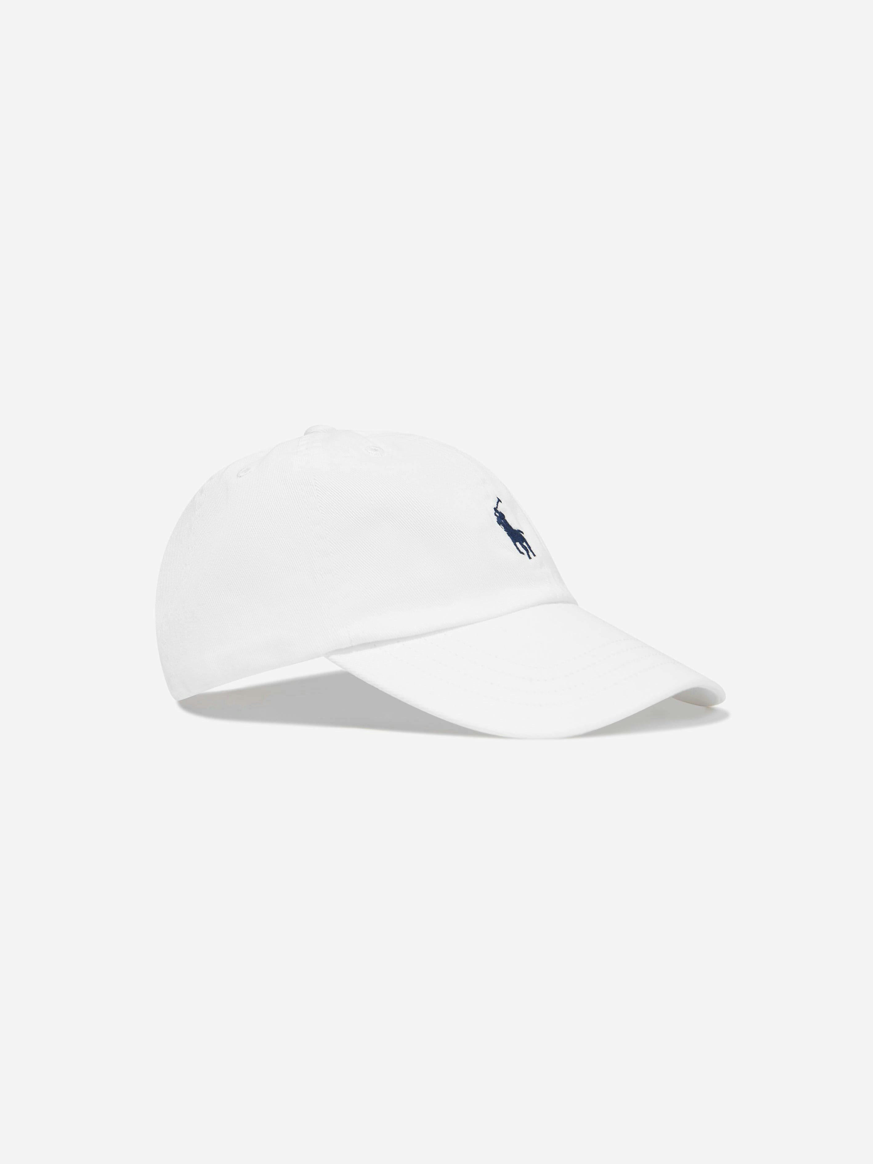 Ralph Lauren Kids Boys White Classic Cap In - 7 - 14 Yrs
