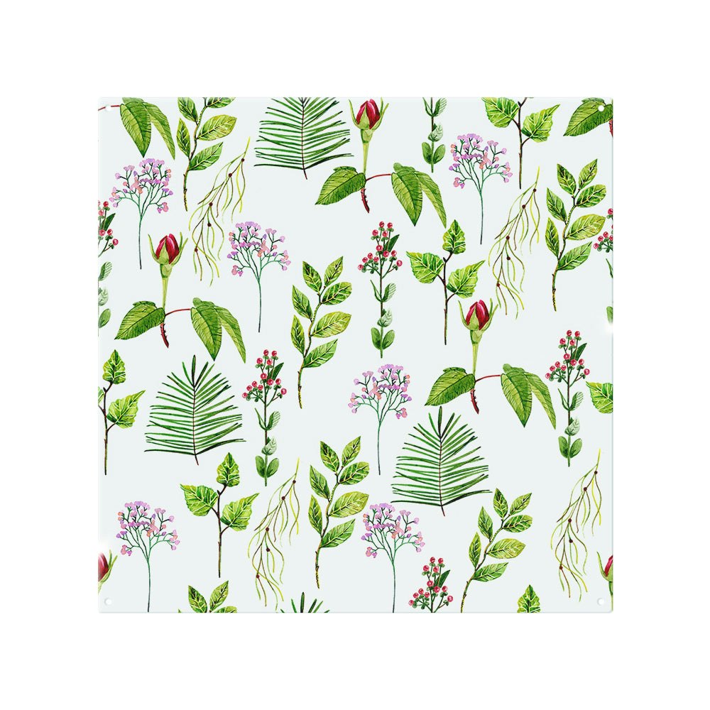 Benjamin Tate Design Light Selection Of Leaves & Flowers Splash Back - Size 60 X 50Cm