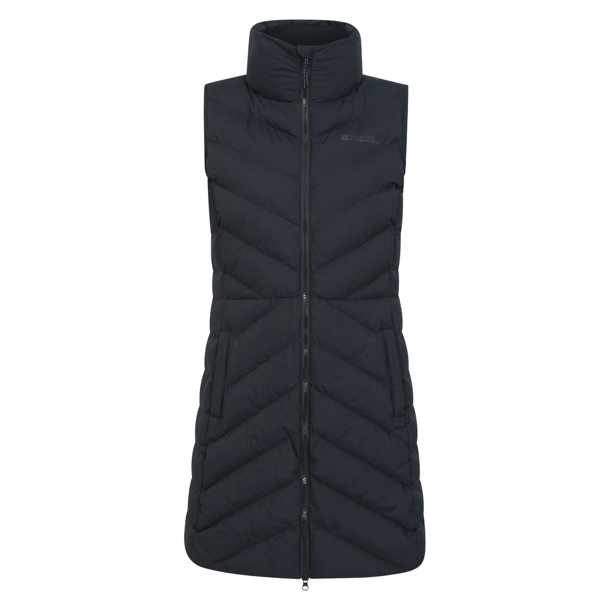 Mountain Warehouse Women's Black Anmore Padded Gilet - 16 Uk - 100% Polyester