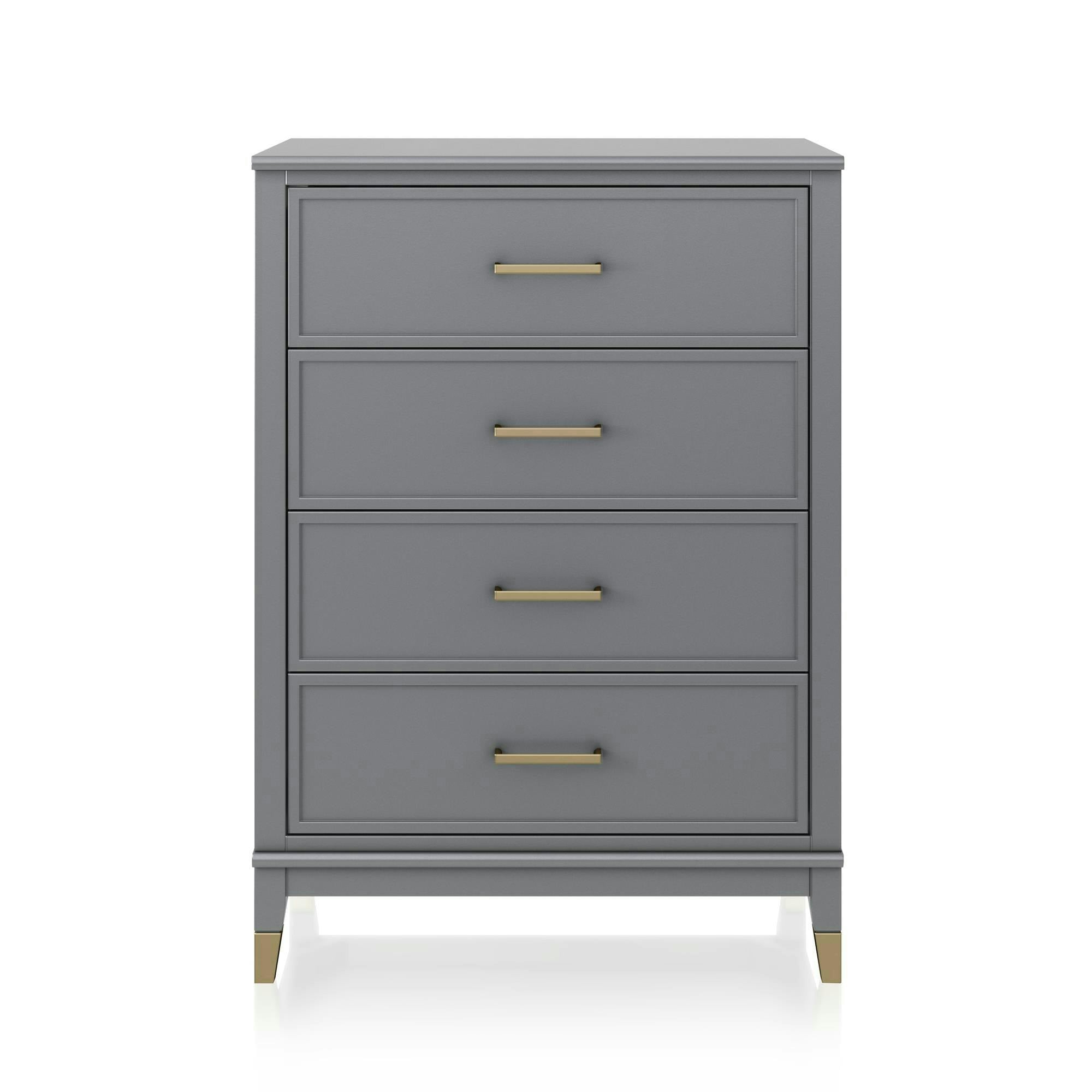 Dorel Home Grey Westerleigh 4 Drw Dresser Graphite