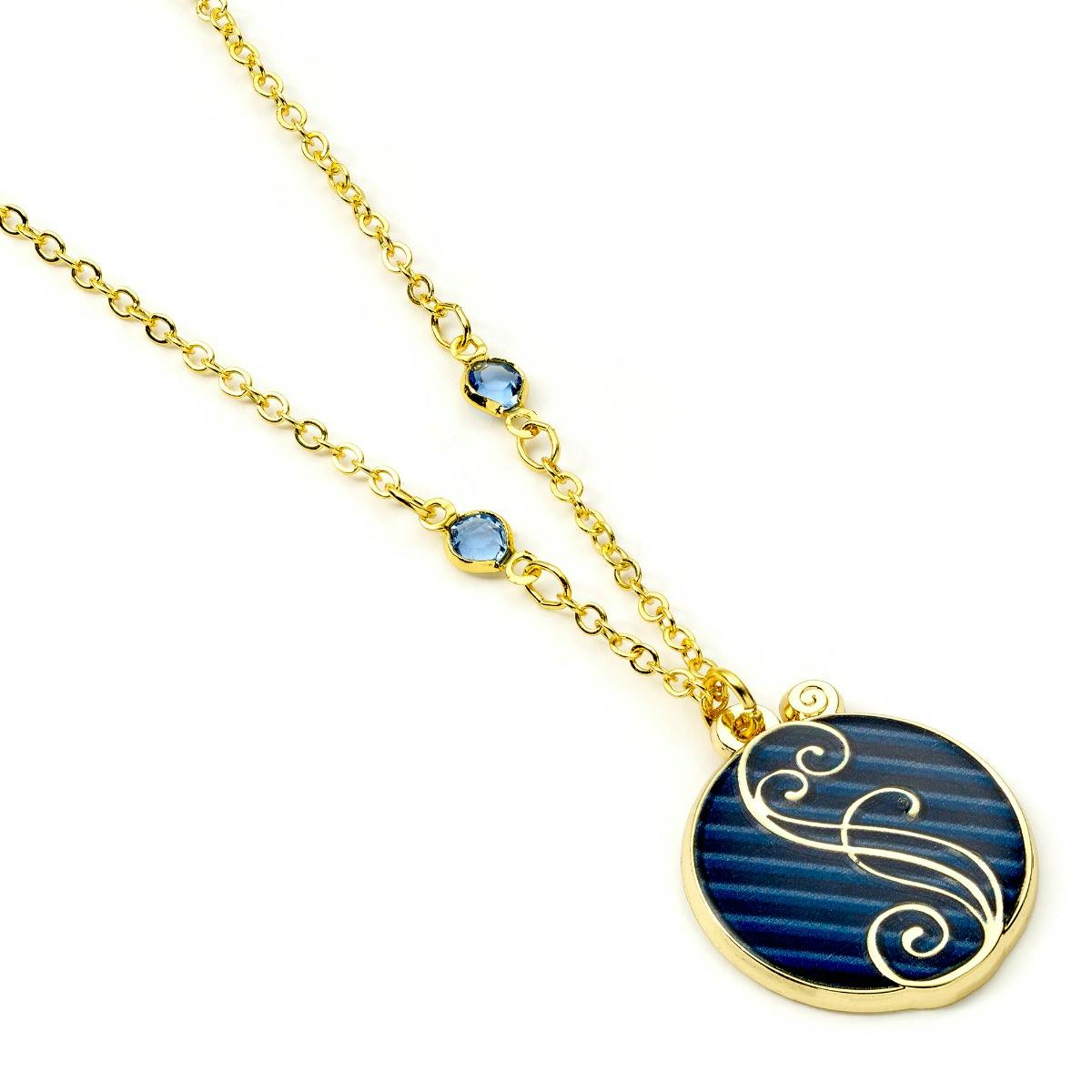 The Carat Shop Blue Wicked Shiz Logo Necklace