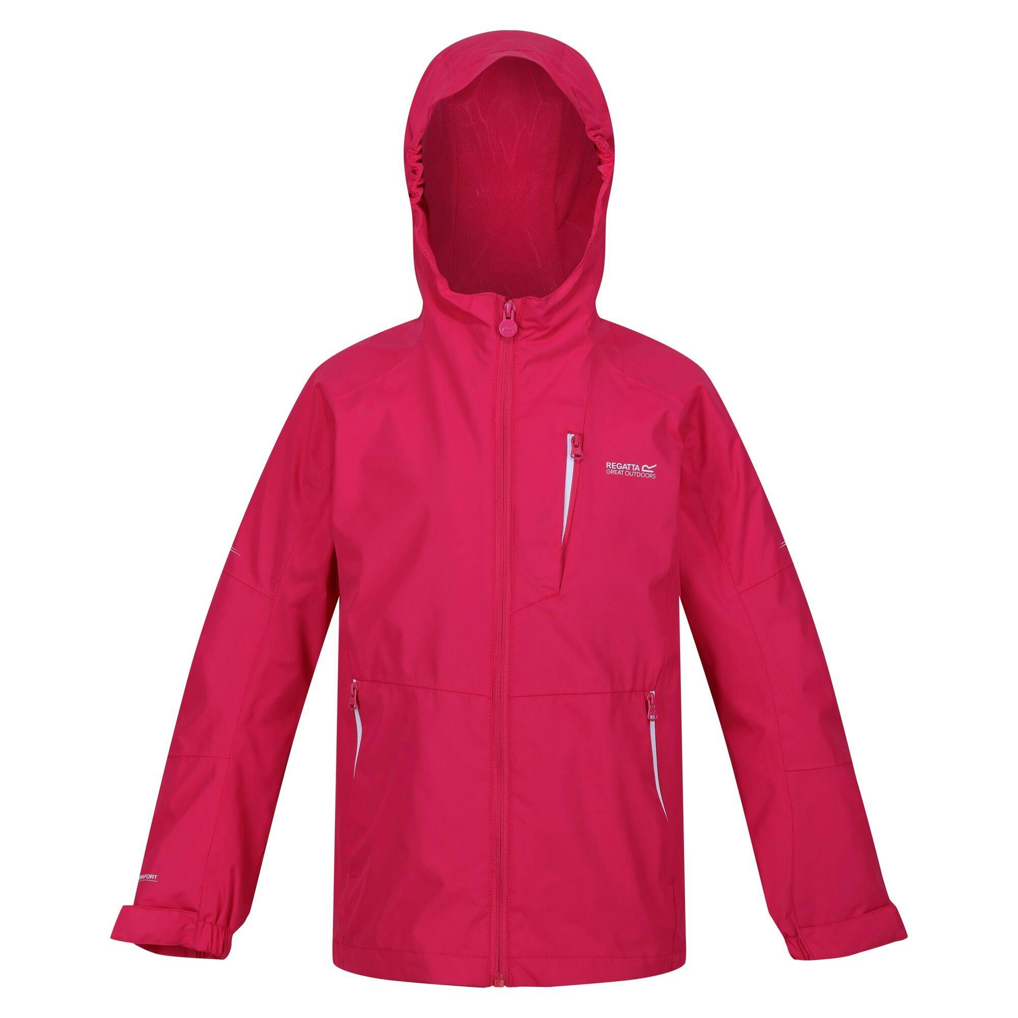 Regatta Pink Kids Calderdale Ii Waterproof Jacket - Potion - 14 Years - Potion - 100% Polyester
