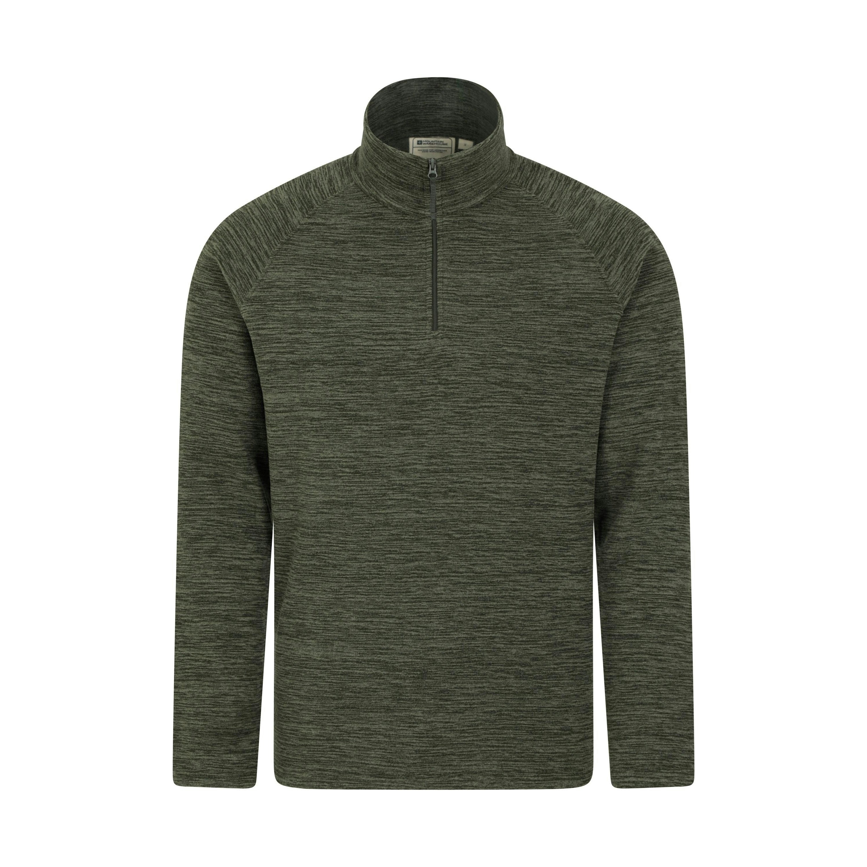 Mountain Warehouse Men's Green Snowdon Ii Fleece Top - Xxl
