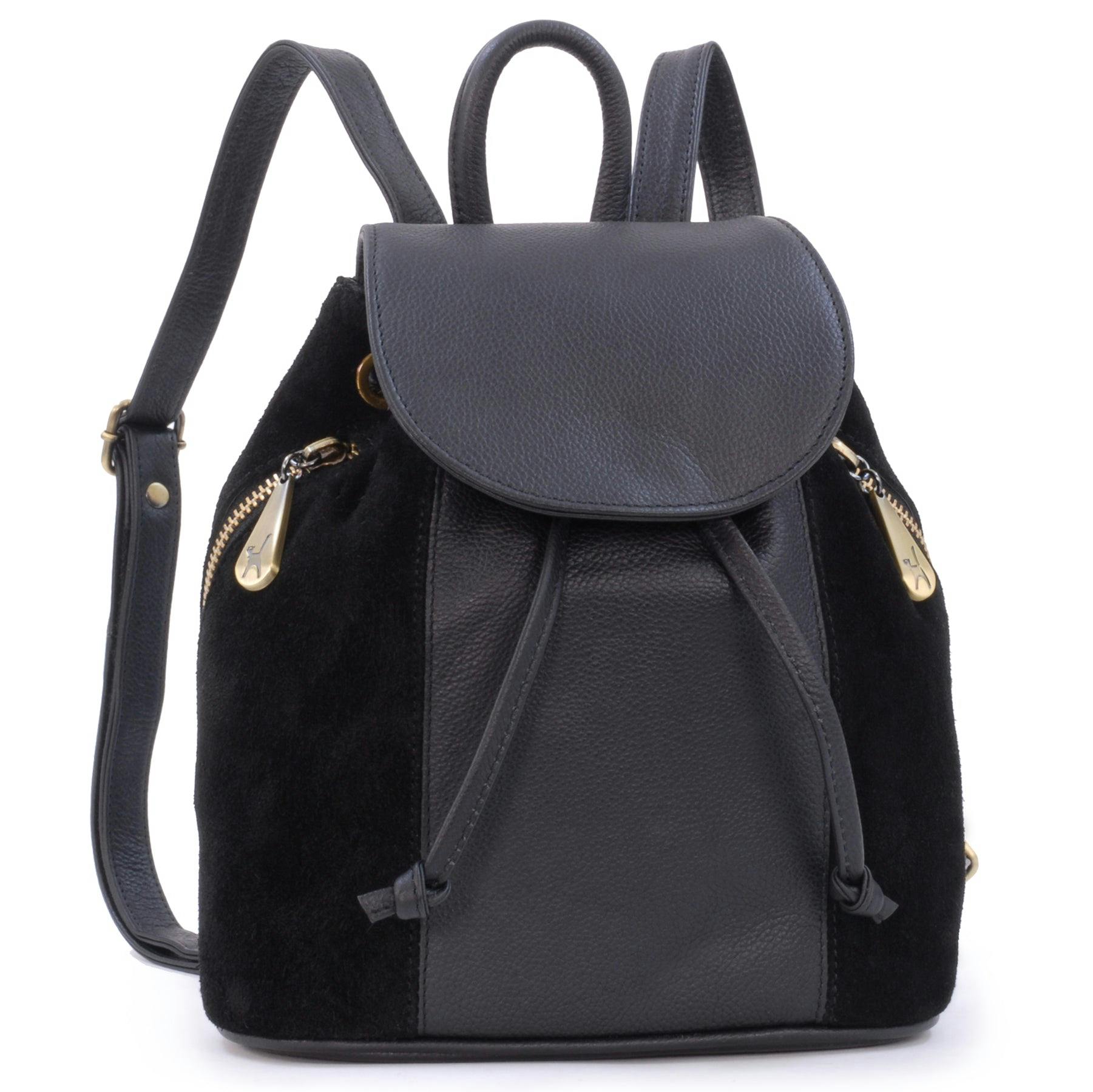 Catwalk Collection Handbags Black Pixie - Back Pack
