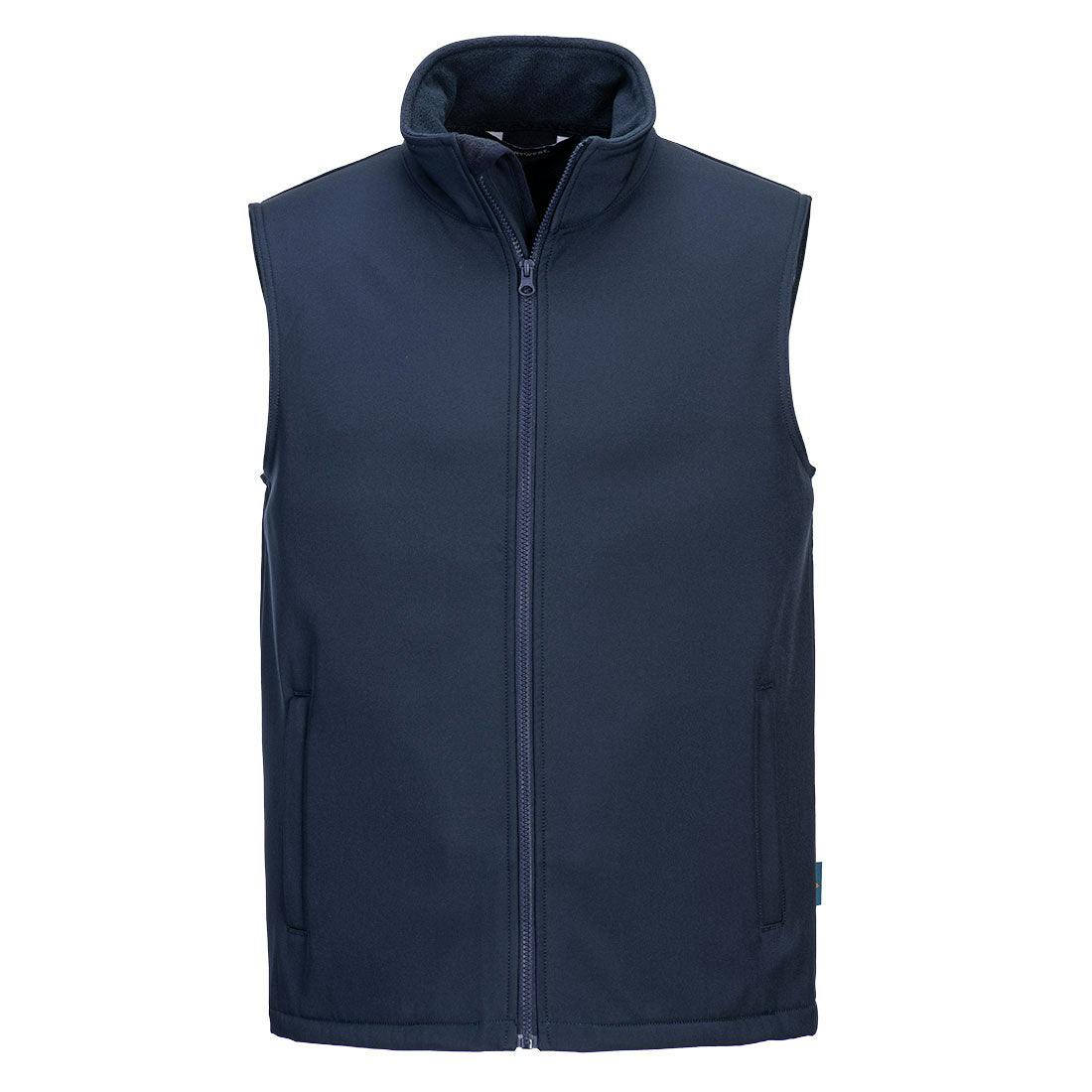Portwest Dark Print And Promo Softshell Gilet (2L) - Navy - 5XL - Image 2
