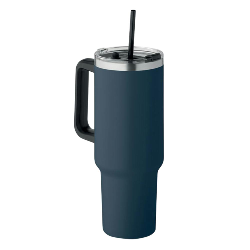 Midocean Suma Double-Walled 1200Ml Tumbler - French Navy - One Size - French Navy - 100% Mixed