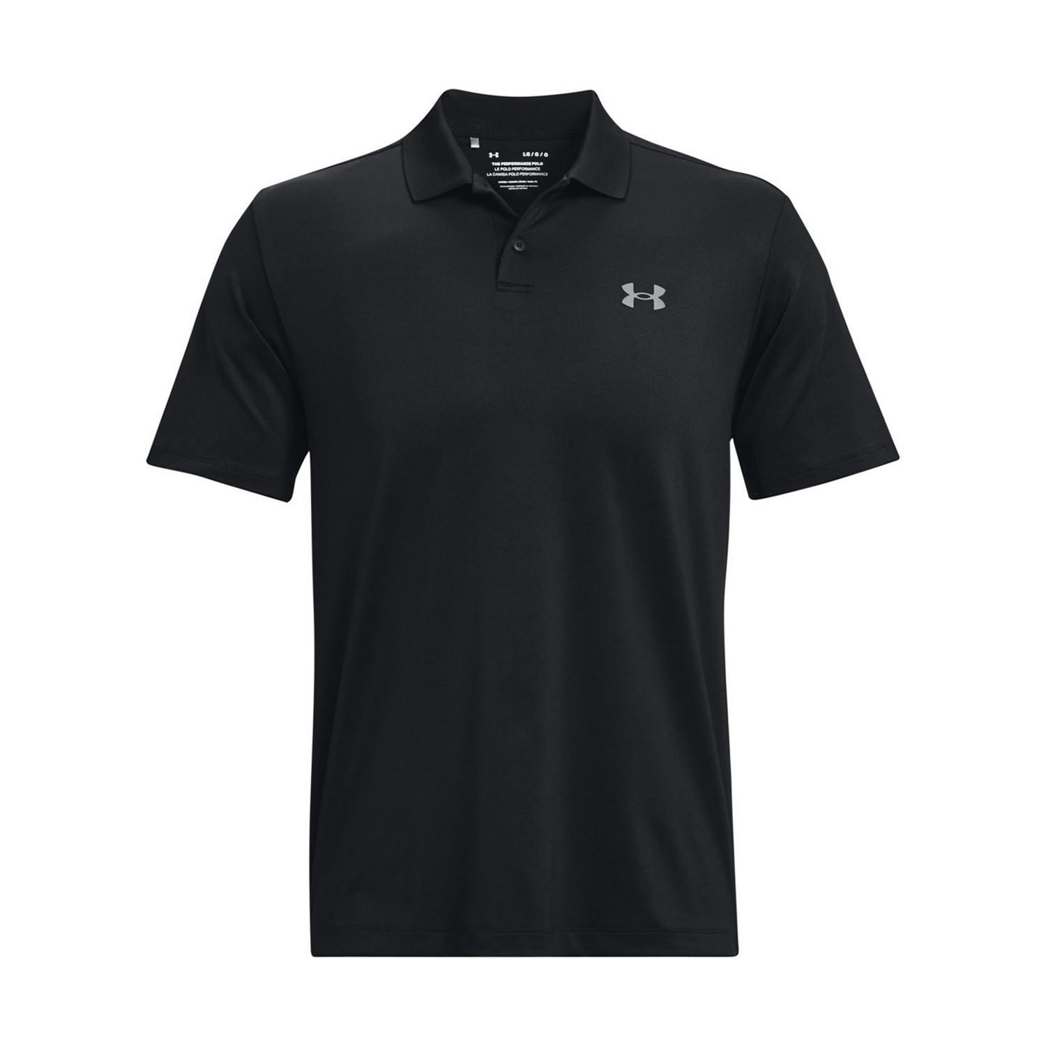 Under Armour Men's Black Polo Shirt - Xl - 93% Polyester/7% Elastane