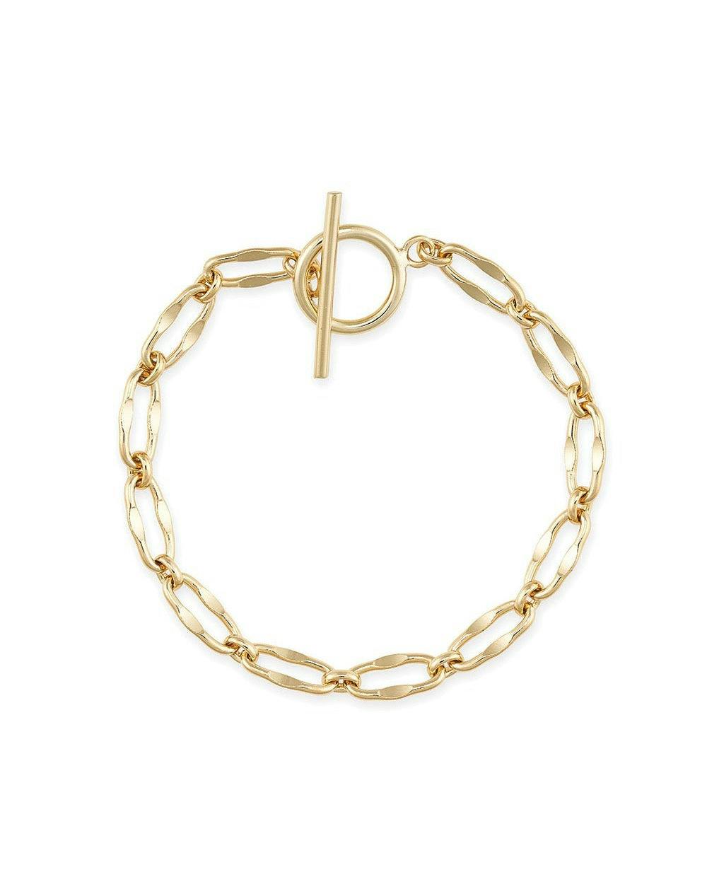 Elk & Bloom Gold Chunky 14K Plated Chain Bracelet - No Thank You