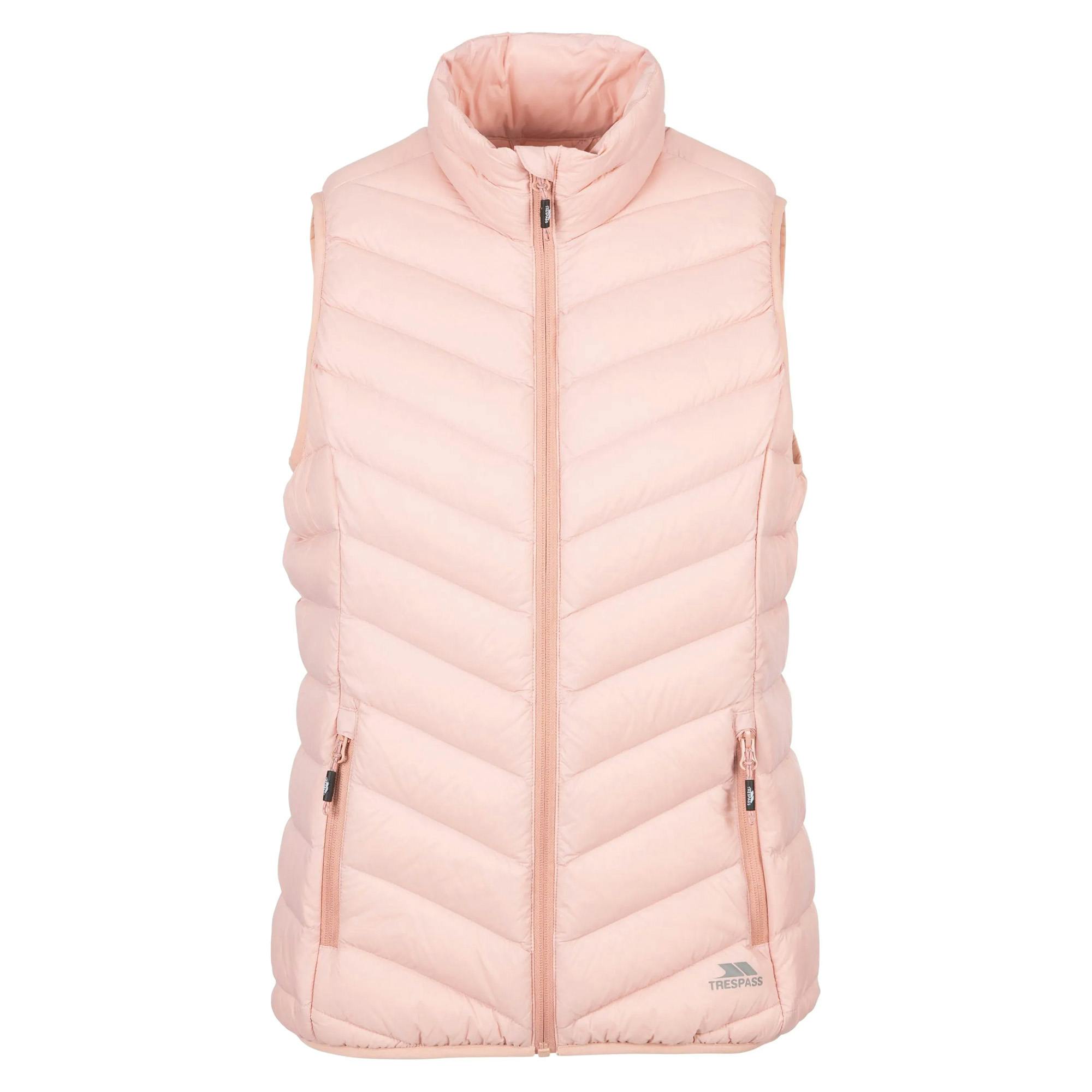 Trespass Women's Light Giana Down Gilet - Misty Rose - Misty Rose - Xs - 100% Polyamide