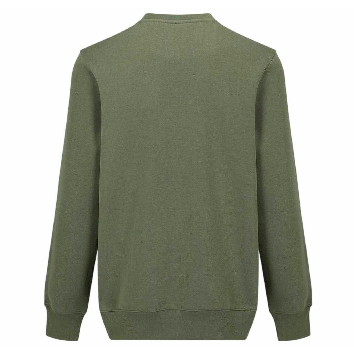 Slazenger Men's Fleece Crew Neck Sweatshirt - Khaki - Xxl - Khaki - 65% Polyester/35% Cotton