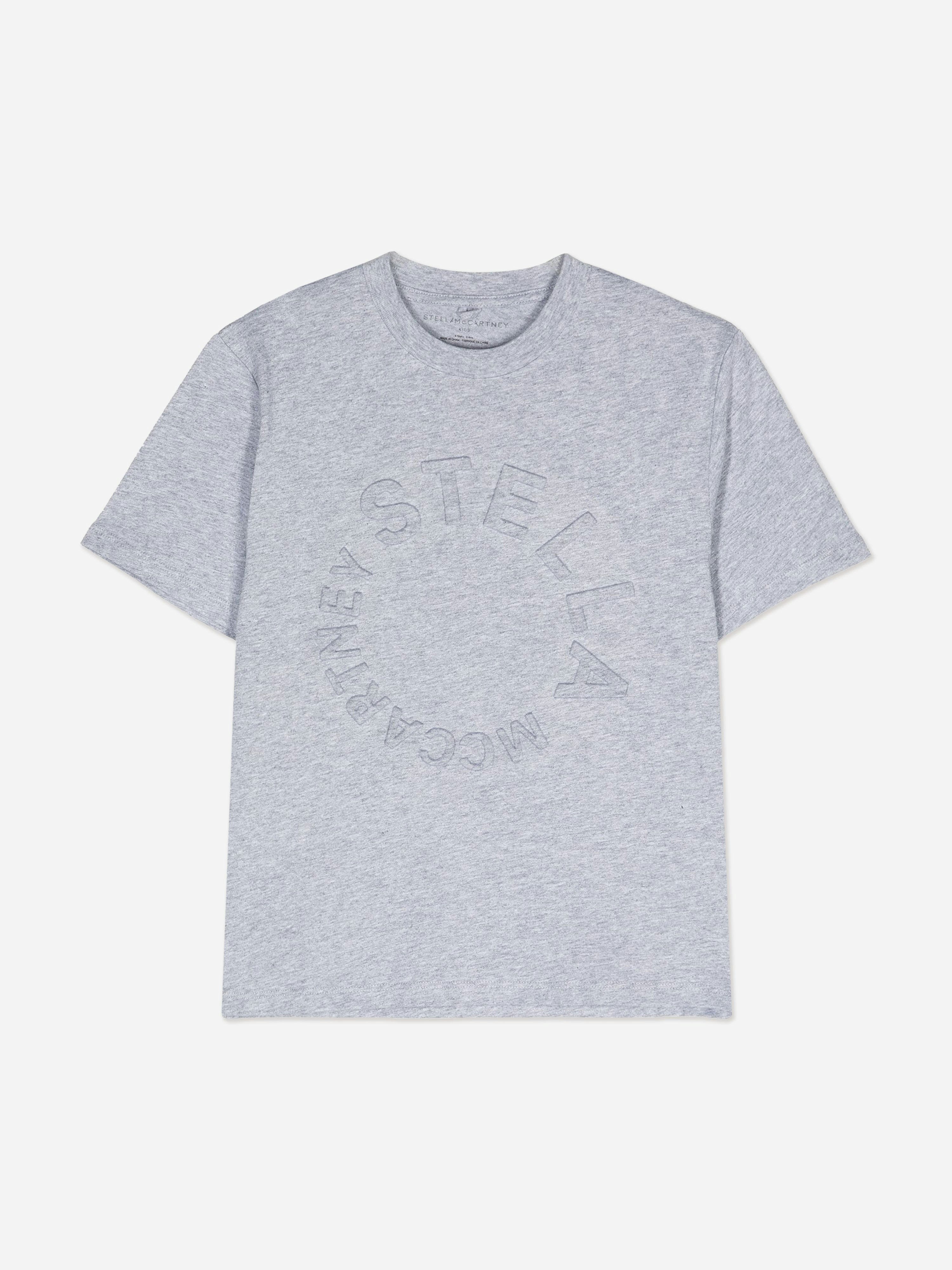 Stella Mccartney Kids Boys Grey Stella Mccartney Circle Logo T-Shirt In - 5 Yrs