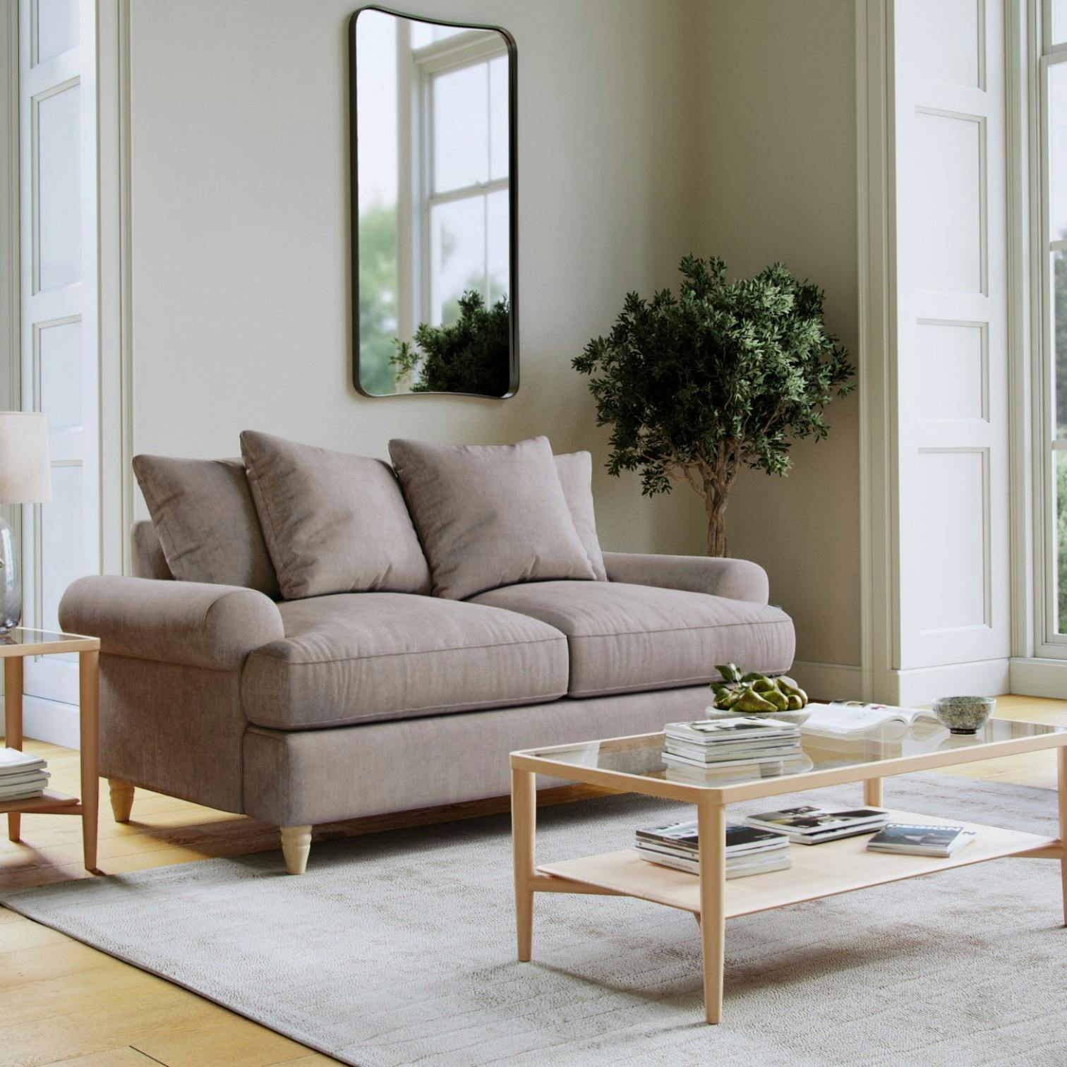 The Great Sofa Company Beige Brentwood Medium Sofa