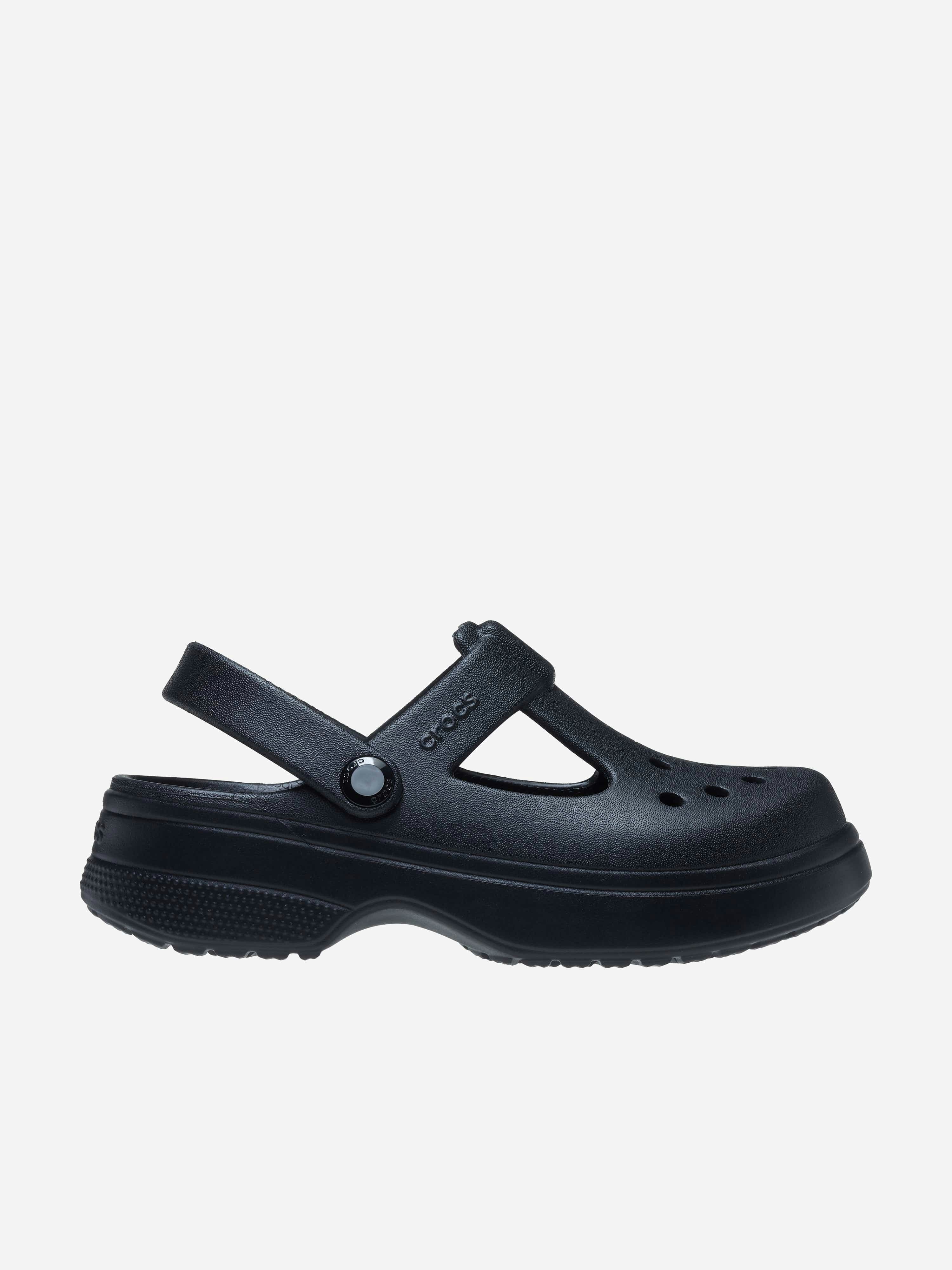 Crocs Girls Black Classic Mary Jane Clog In - Eu 34 - 35 Uk 3 Us 3