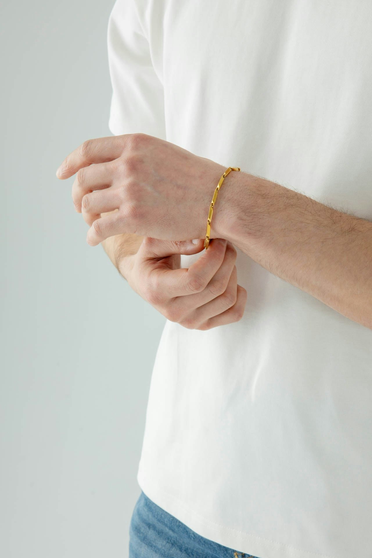Svnx Gold Minimalistic Bracelet In - One Size