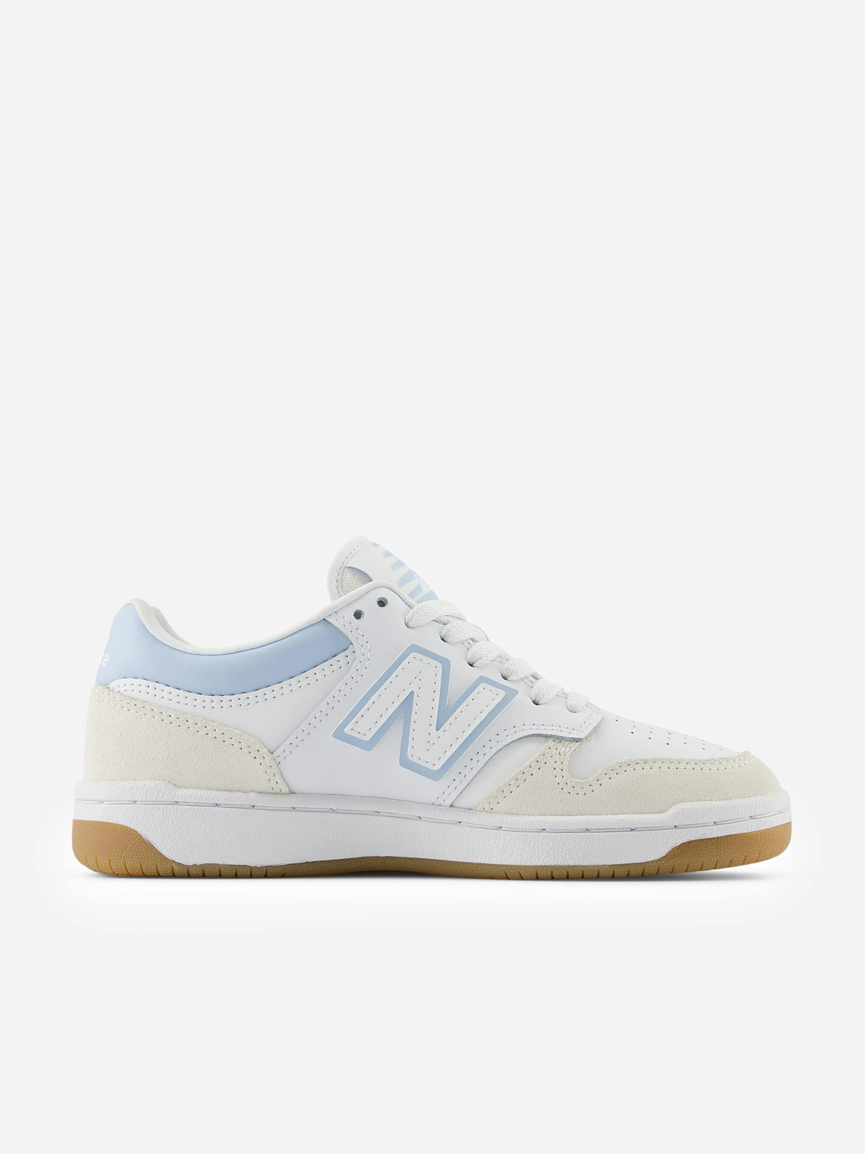 New Balance Boys White Kids 480 Trainers In - Eu 37.5 Us 5 Uk 4.5
