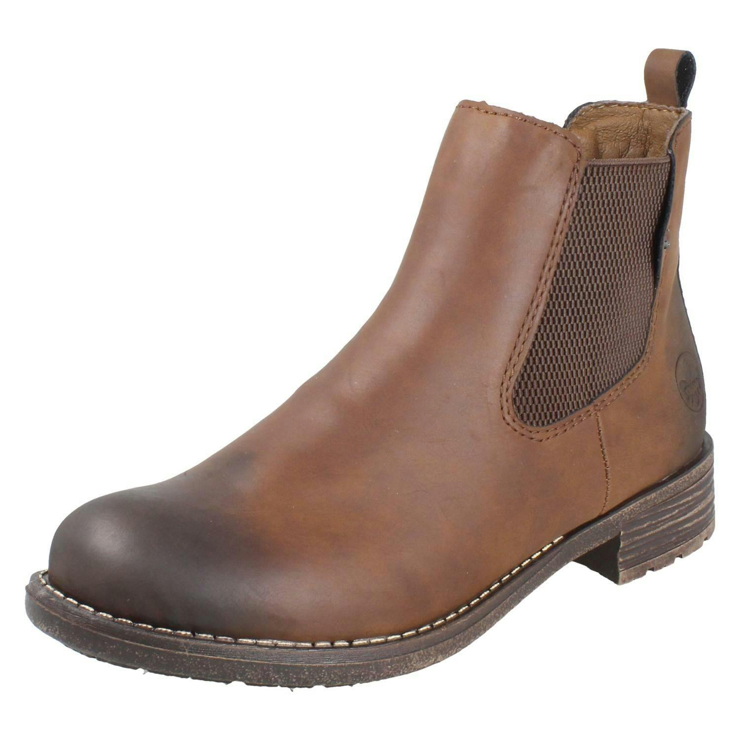 Rieker Women's Brown Ankle Boots 79450 - Uk 4