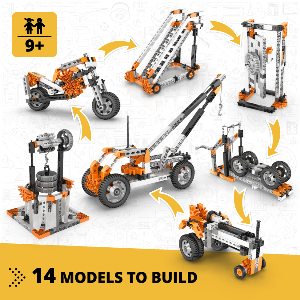 Engino Stem Mechanics: Wheels, Axles & Inclined Planes