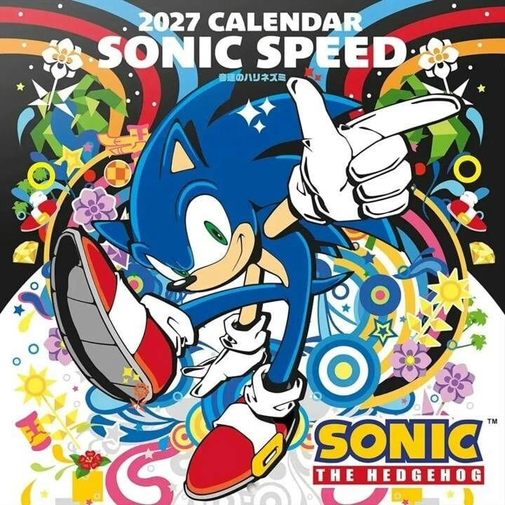 Rackhams Sonic The Hedgehog Calendar 2027, Wall Calendars, Month To View, Entertainment, Gift - Image 5