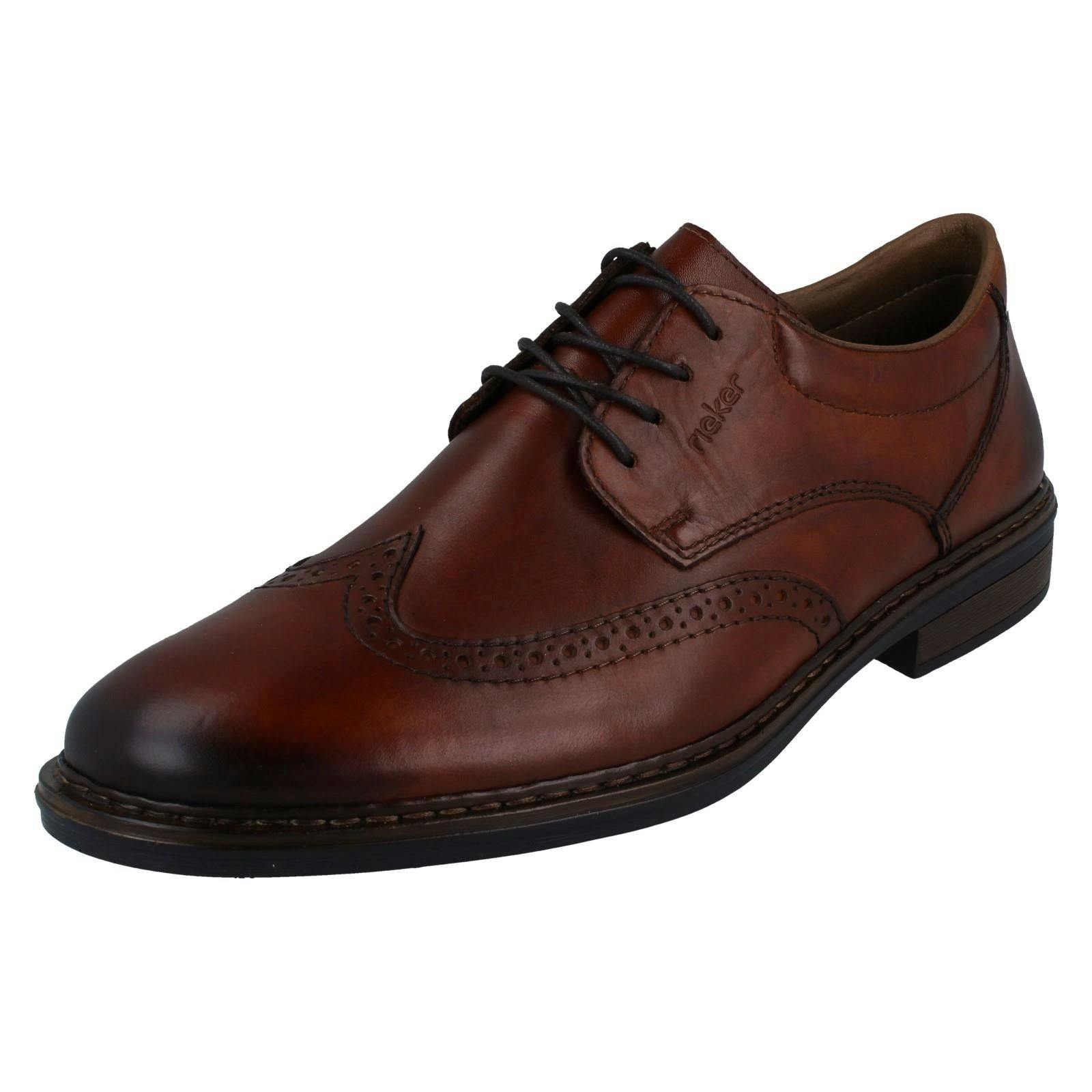 Rieker Men's Brown Brogue Lace Up Shoes 17620 - Uk 9.5