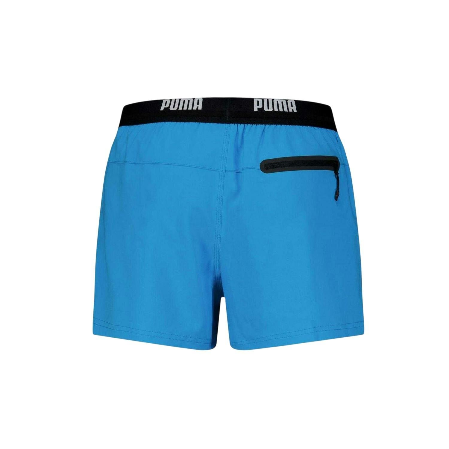 Puma Men's Blue Swim Shorts - Bright - Xs - Bright - 100% Polyester