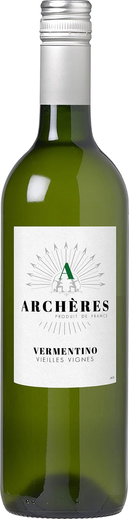 Various Wine White/Yellow/Green Les Archeres Vermentino, Pays D'oc 2025 75Cl - Pack Of 6