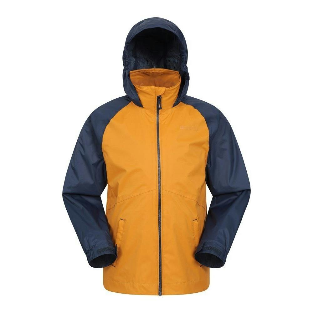 Mountain Warehouse Yellow Childrens/Kids Torrent Ii Waterproof Jacket - 13 Years - 100% Nylon