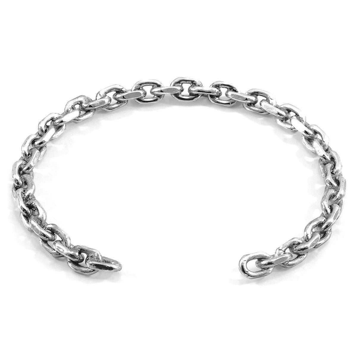 Anchor & Crew Silver Halyard Sail Chain Bangle - M - 21Cm (Most Popular)