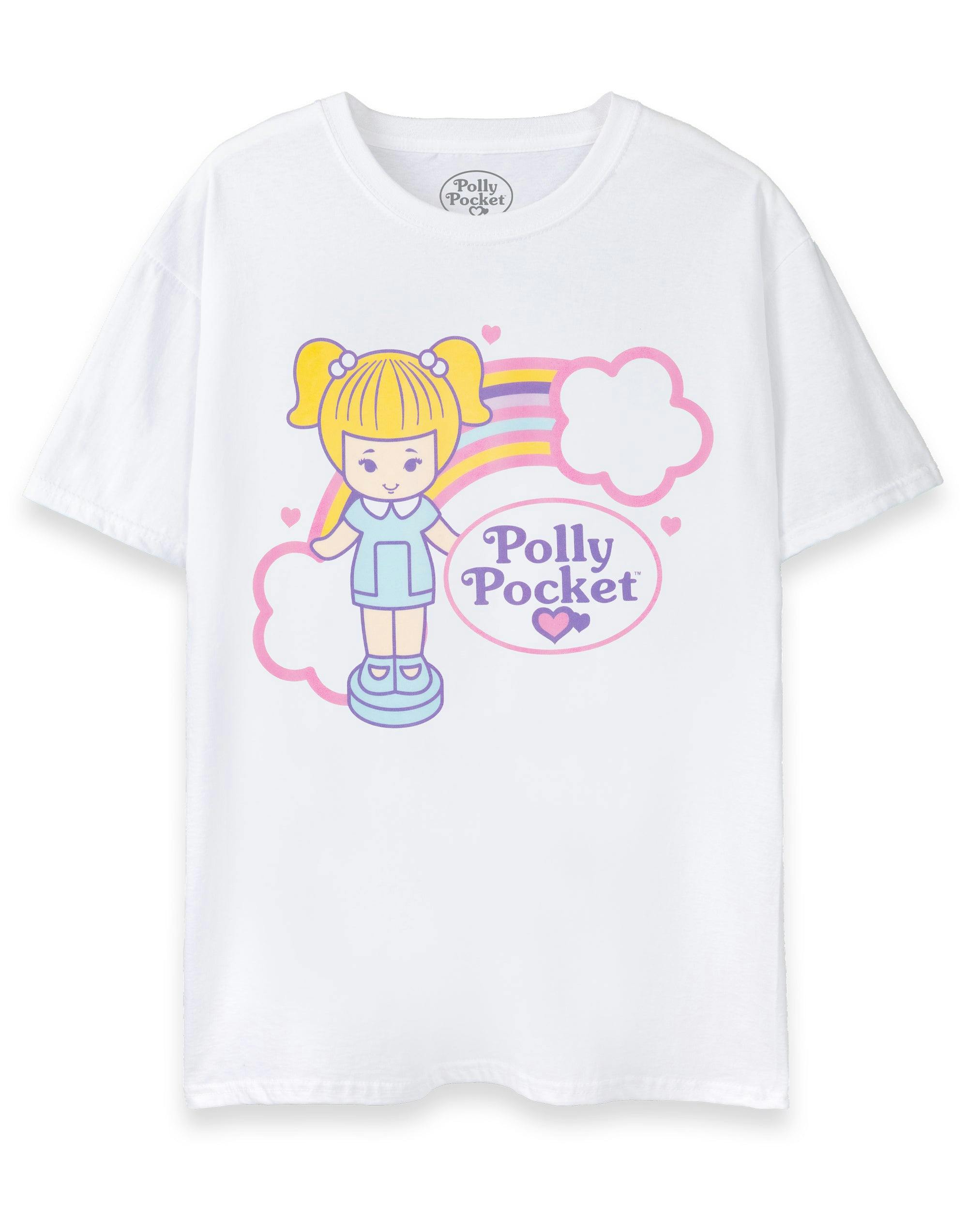 Vanilla Underground Women's White Polly Pocket Doll Short Sleeved T-Shirt - XXX-Large
