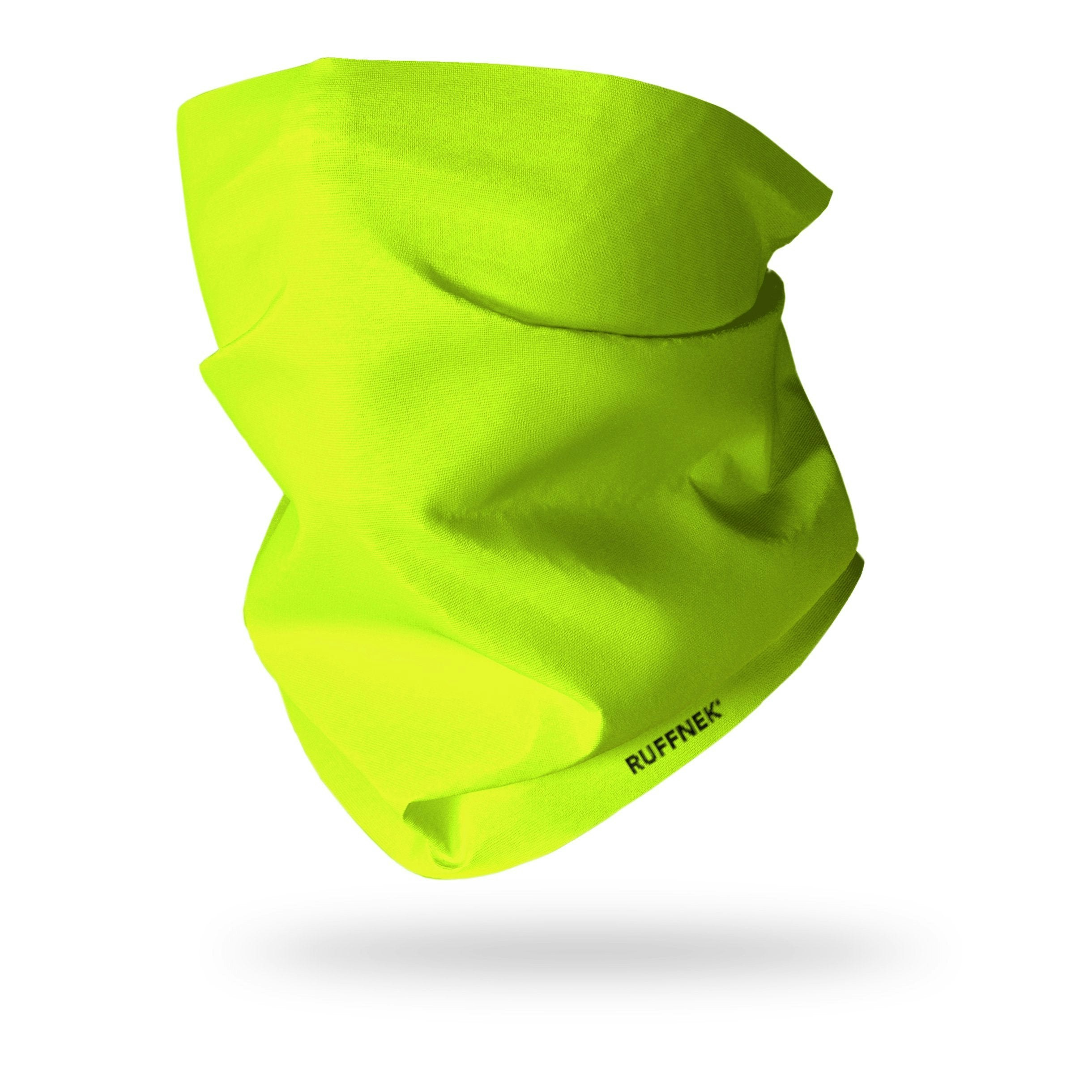 Ruffnek Men's Yellow Fluorescent Snood Tube Scarf - Neon