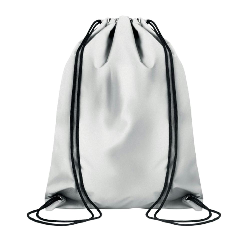Midocean Silver Shoop Reflective Drawstring Bag - One Size