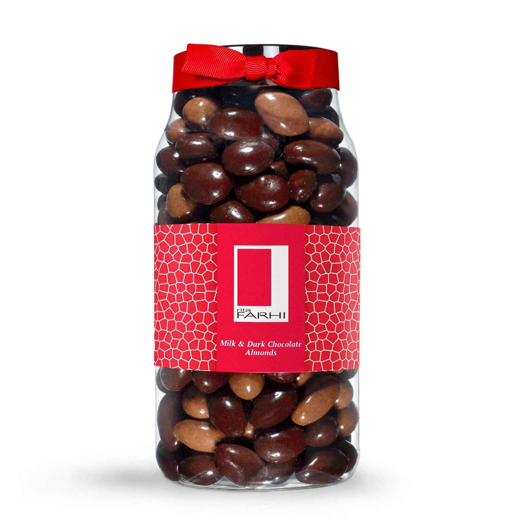 Rita Farhi Dark Assorted Milk And Chocolate Coated Almonds, Palm Oil Free, 770G