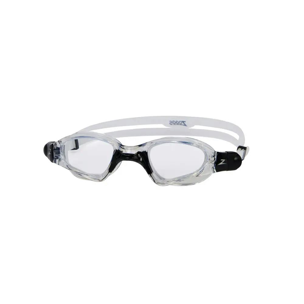 Zoggs Black Spectra Swim Goggles - Clear/Black/Clear