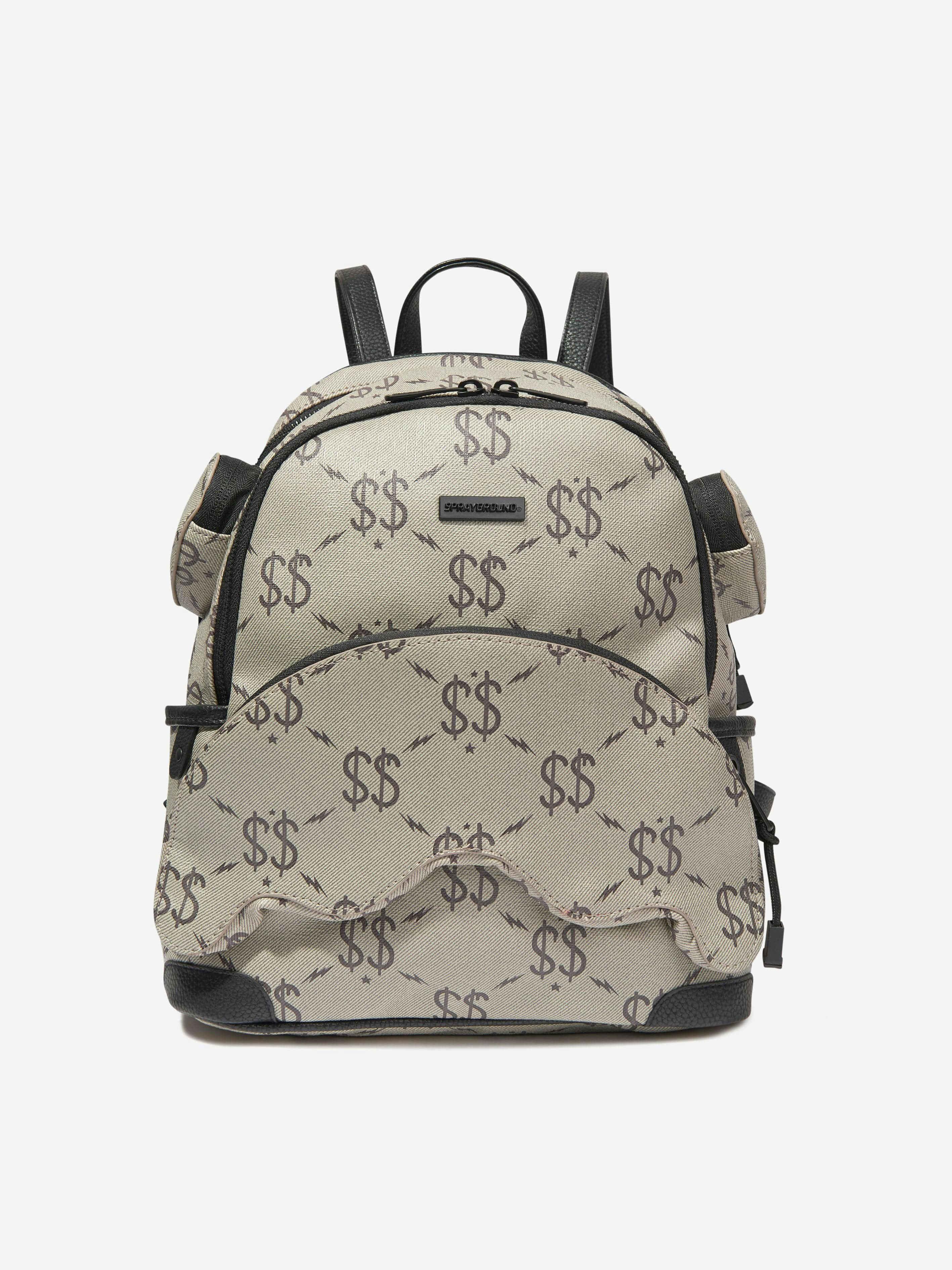 Sprayground Grey Kids Double Money Savage Backpack In (46Cm) - One Size