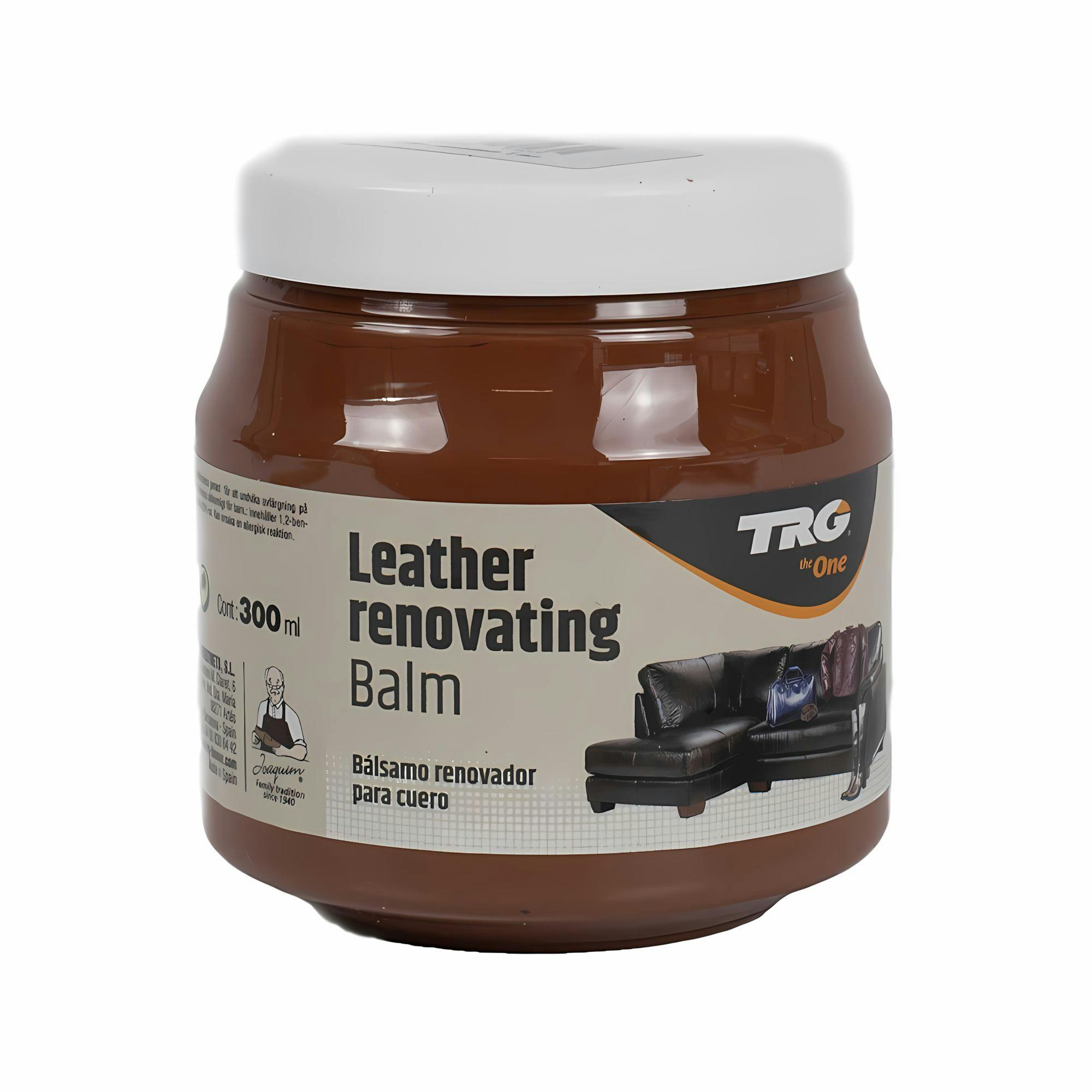 Rackhams Black Leather Renovating Balm For Colour Restoration Of Smooth Leather 300Ml - London Tan