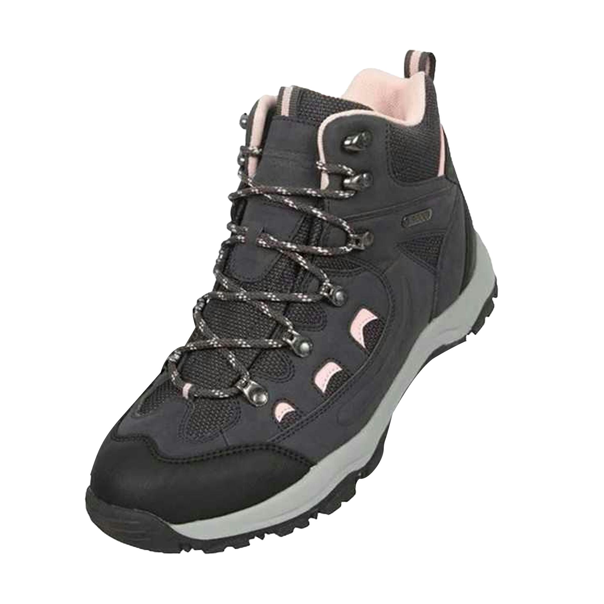 Mountain Warehouse Women's Dark/Purple Adventurer Waterproof Walking Boots - 5 Uk - 90% Synthetic/10% Mesh