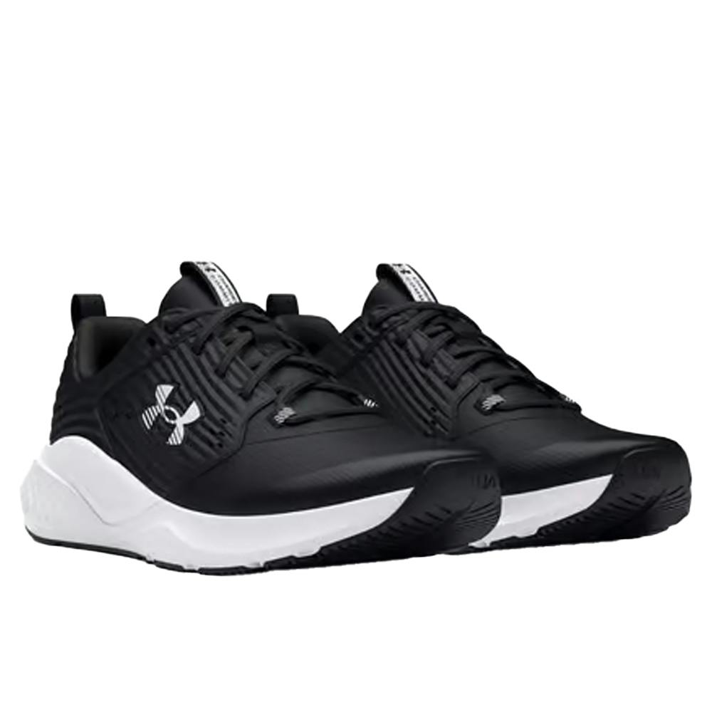 Under Armour Unisex Black/White Adult Charged Commit Tr4 Trainers - 11 Uk - 100% Mixed